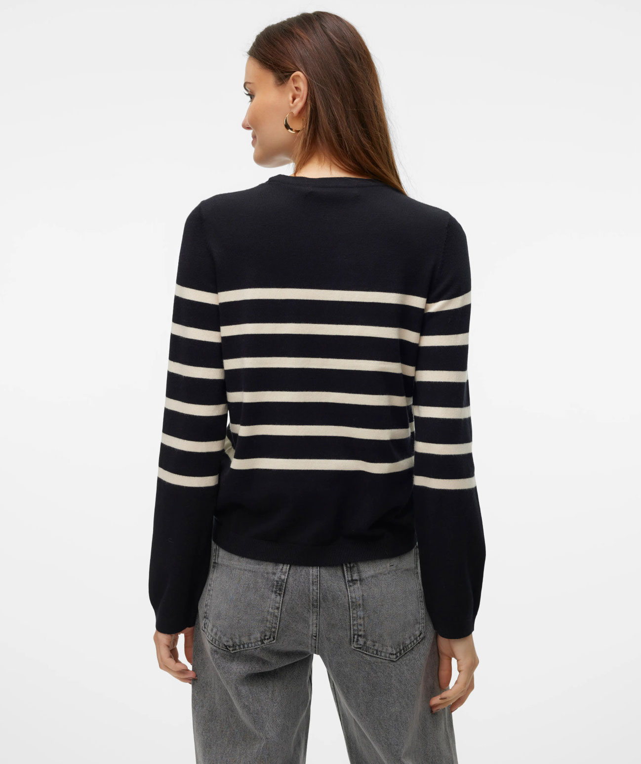 Vero Moda VMSABA Damen Strickpullover, Black Birch, large image number 2