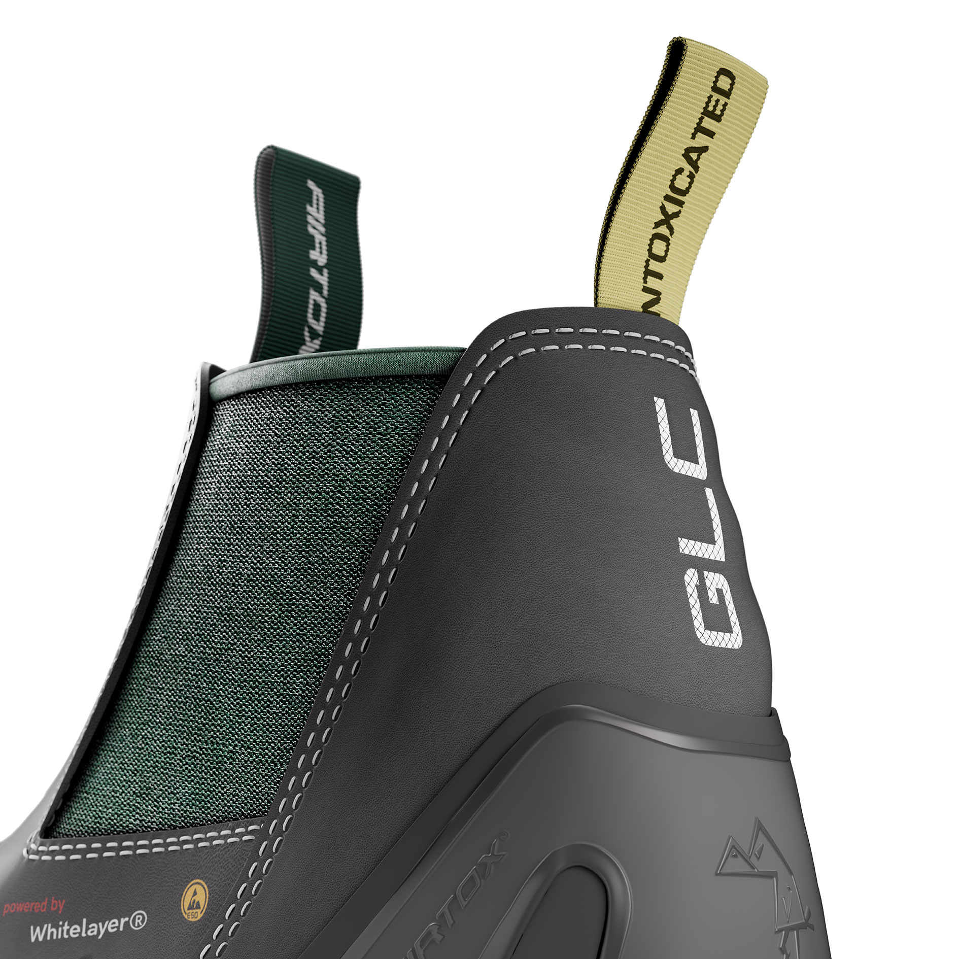 Airtox GLC sikkerhedsst&oslash;vletter S3, Sort/Gr&oslash;n, large image number 5