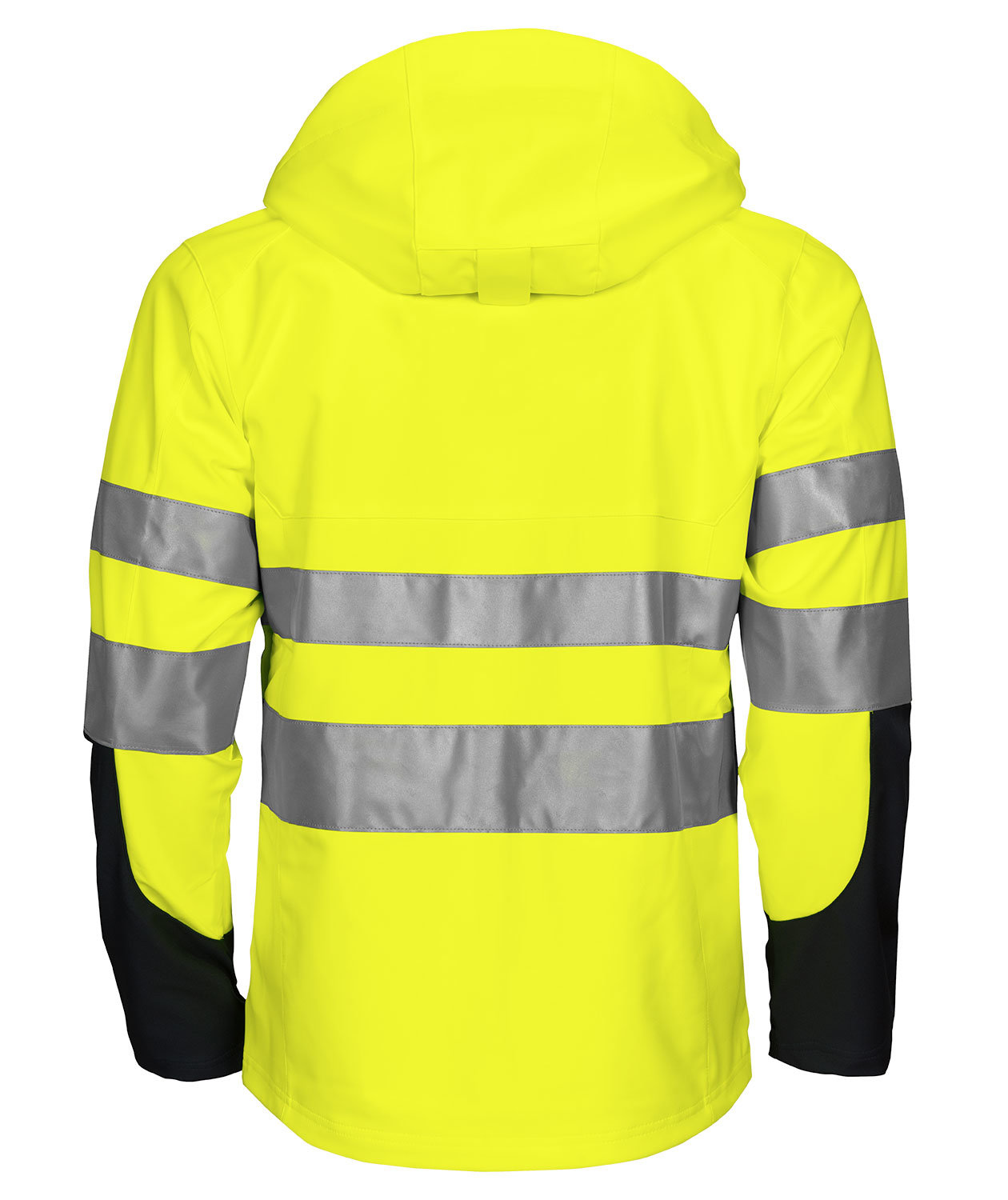 ProJob arbetsjacka 6419, Varsel Gul/Svart, large image number 2