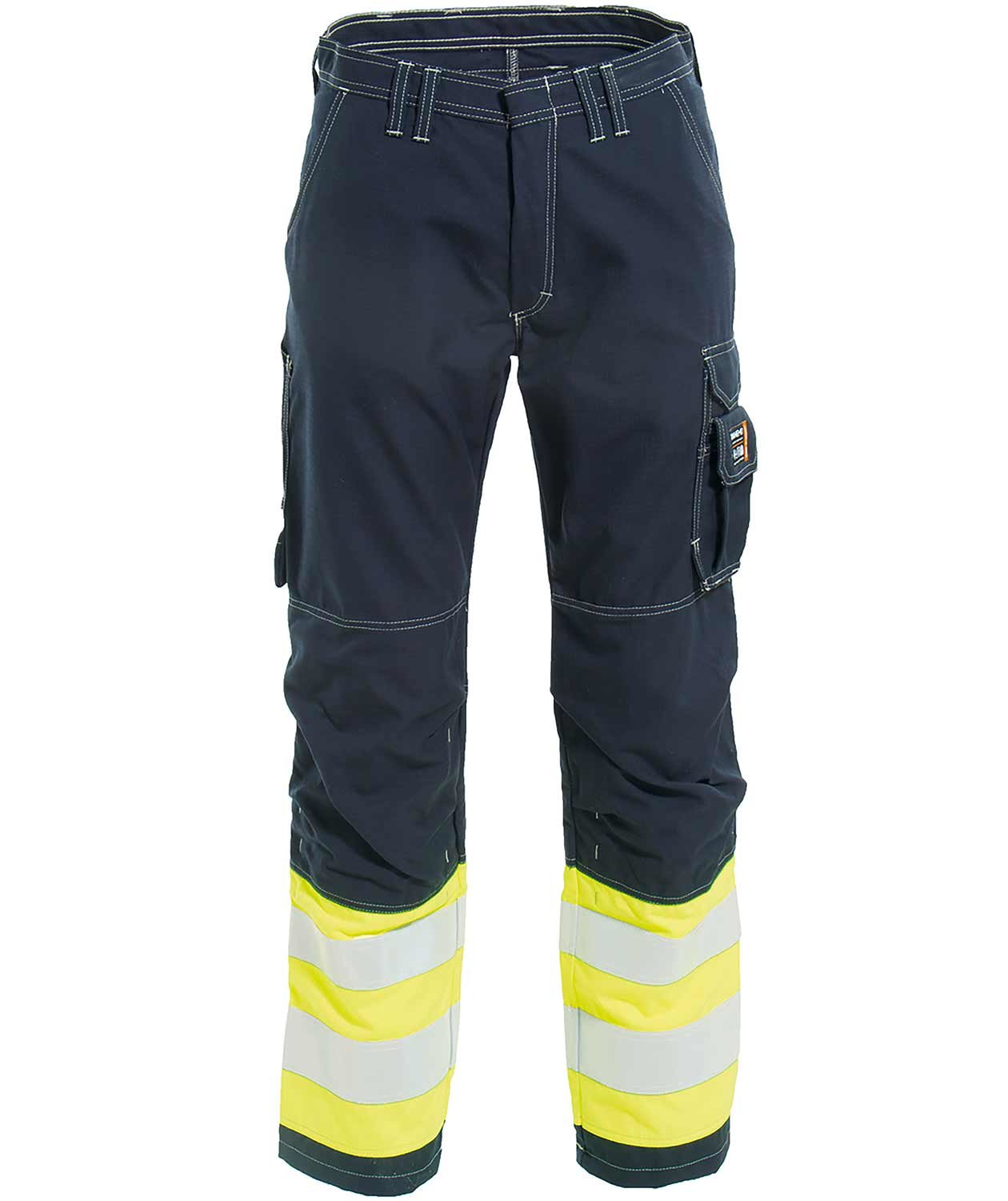 Tranemo Tera TX Arbeitshose, Marine/Hi-Vis gelb