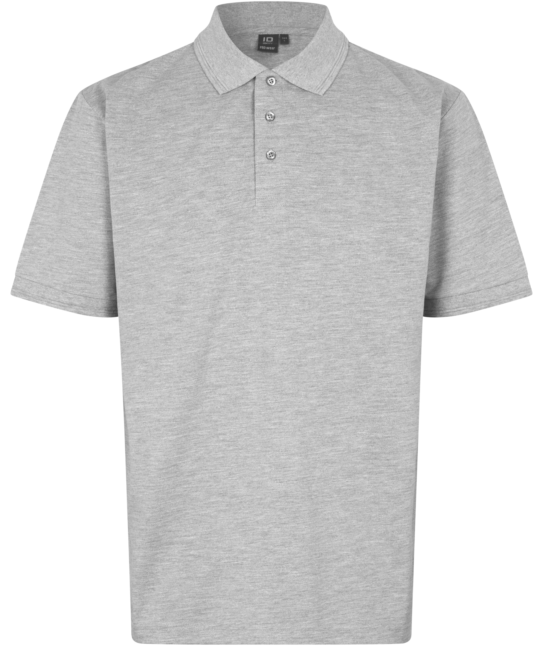 ID PRO Wear Polo T-skjorte, Gr&aring; melange, Gr&aring; melange, swatch
