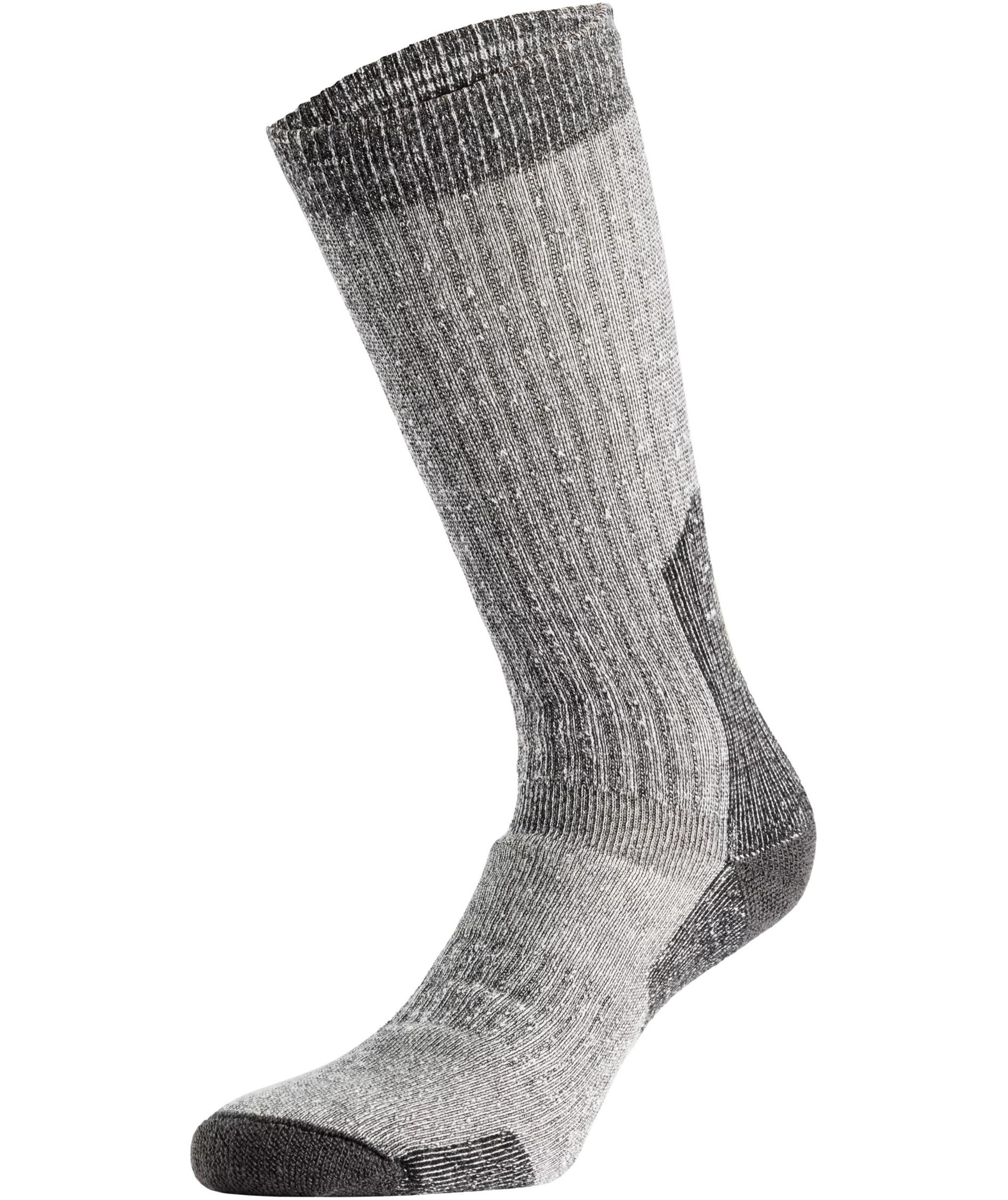 Snickers strumpor med merinoull 9212, Gr&aring;/Svart