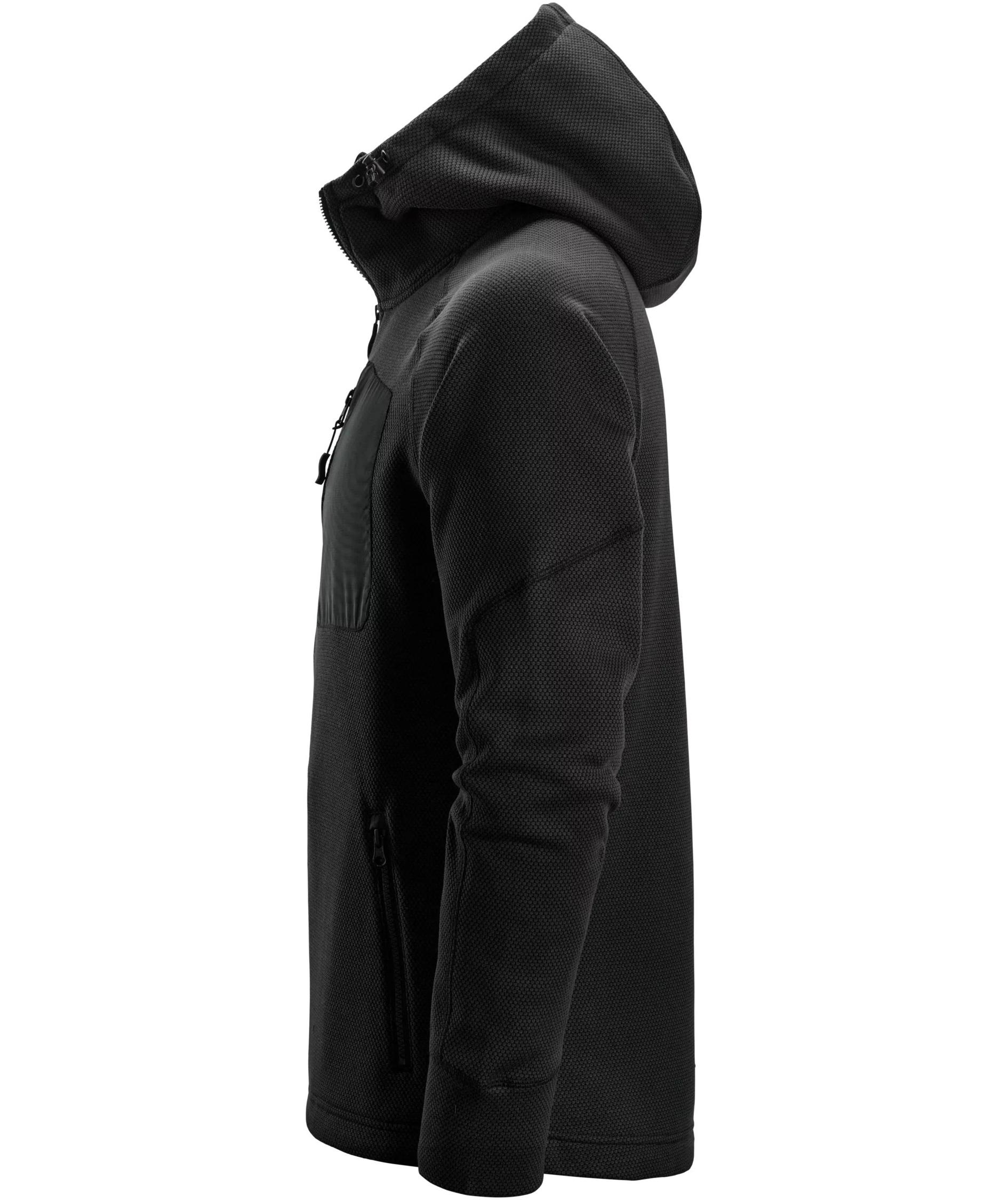 Snickers FlexiWork fleecehoodie 8041, Black, large image number 3