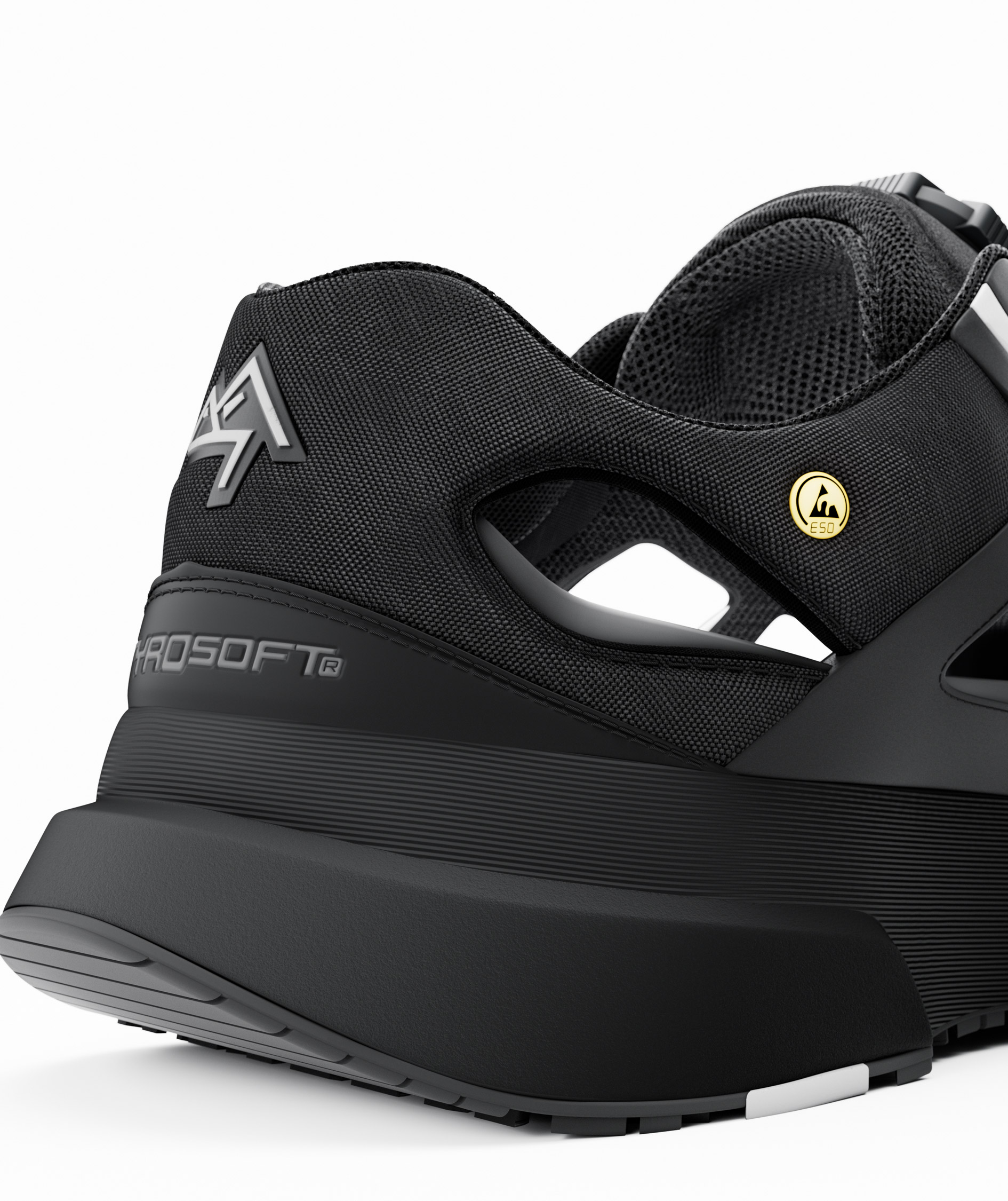 Airtox FS22 sikkerhedssandaler S1P, Sort, large image number 8