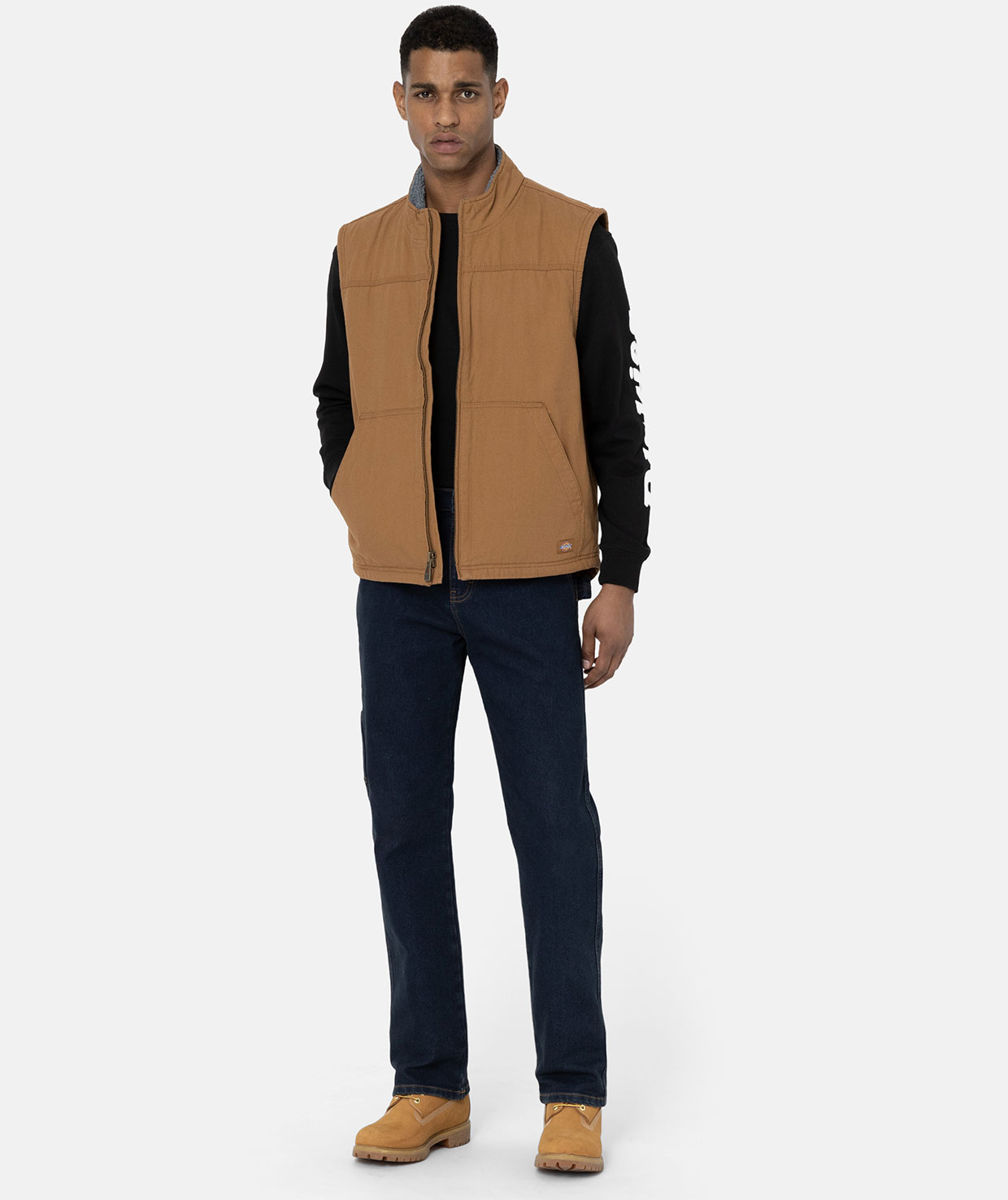 Dickies vest with lining, , 040556, large image number 6