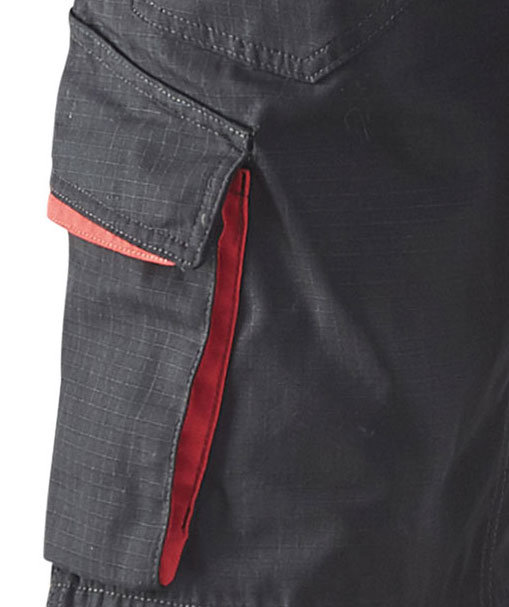 Bl&aring;kl&auml;der Unite work shorts, Black/Red, large image number 2