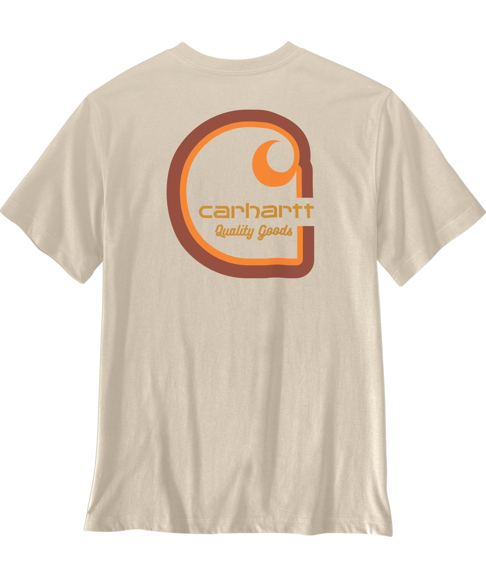 Carhartt Irvine T-shirt, Oat Milk, large image number 1
