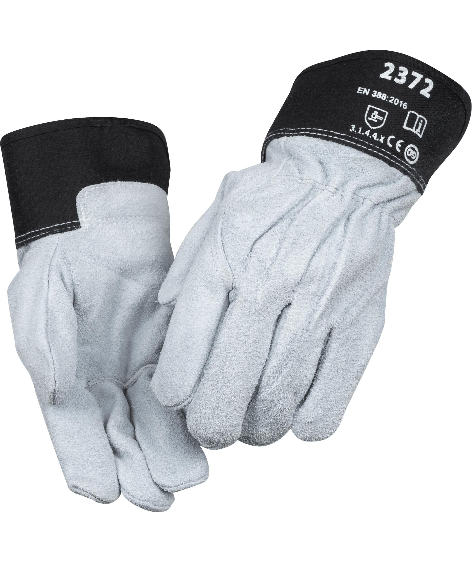 Thor 2372 lyx Granit n&ouml;tnarvhandskar, Vit/Svart, large image number 0