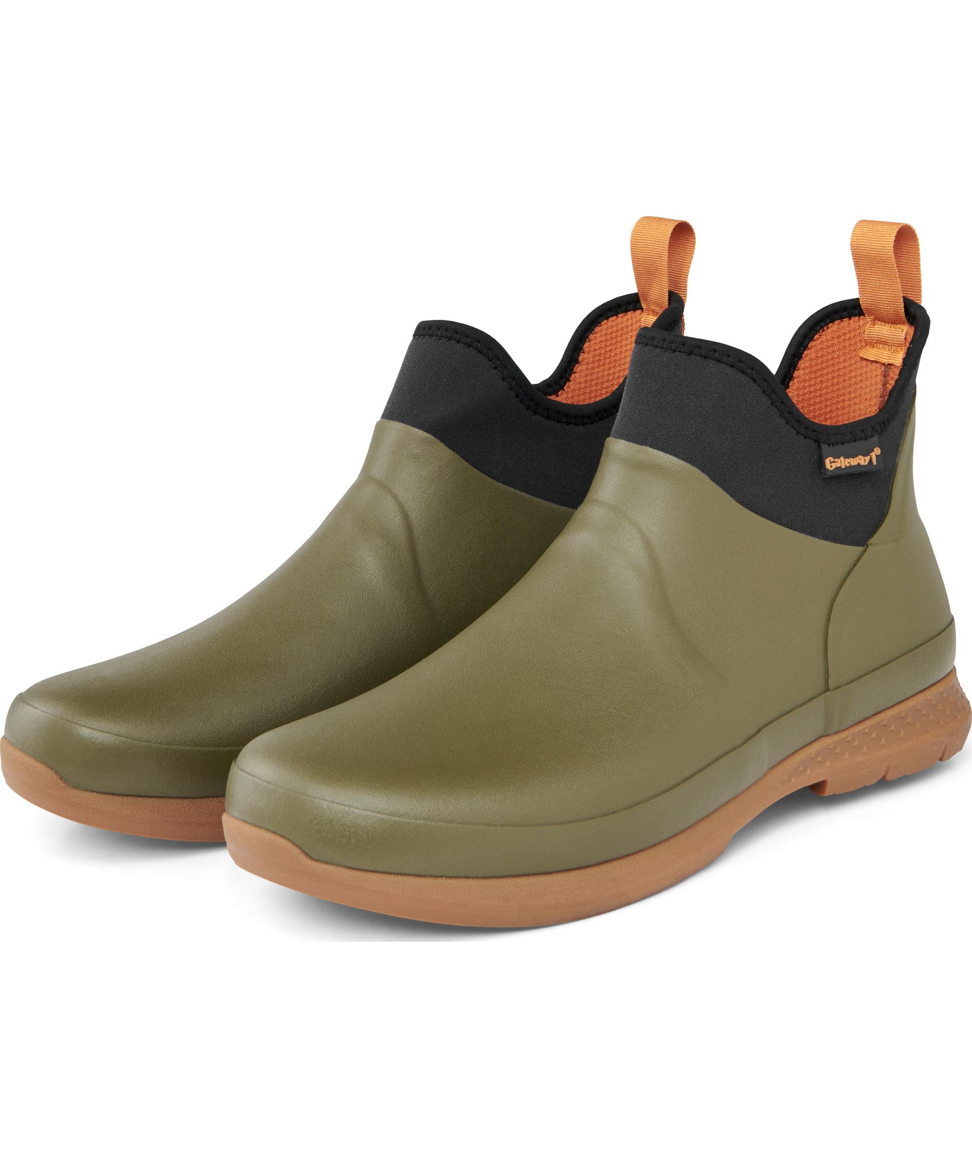 Gateway1 Jodhpur Lady 6" 4mm rubber boots, Olive, large image number 2