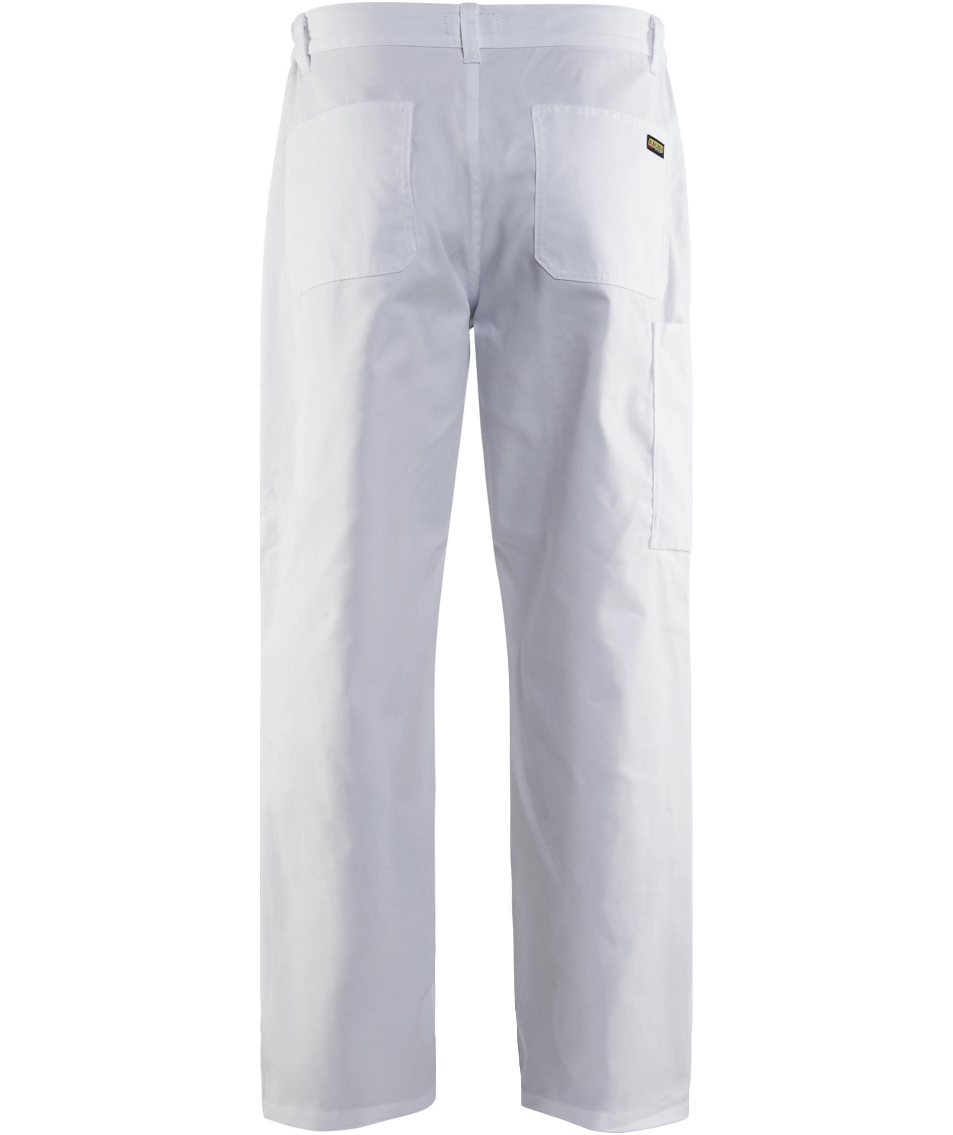 Bl&aring;kl&auml;der servicebukser, Hvid