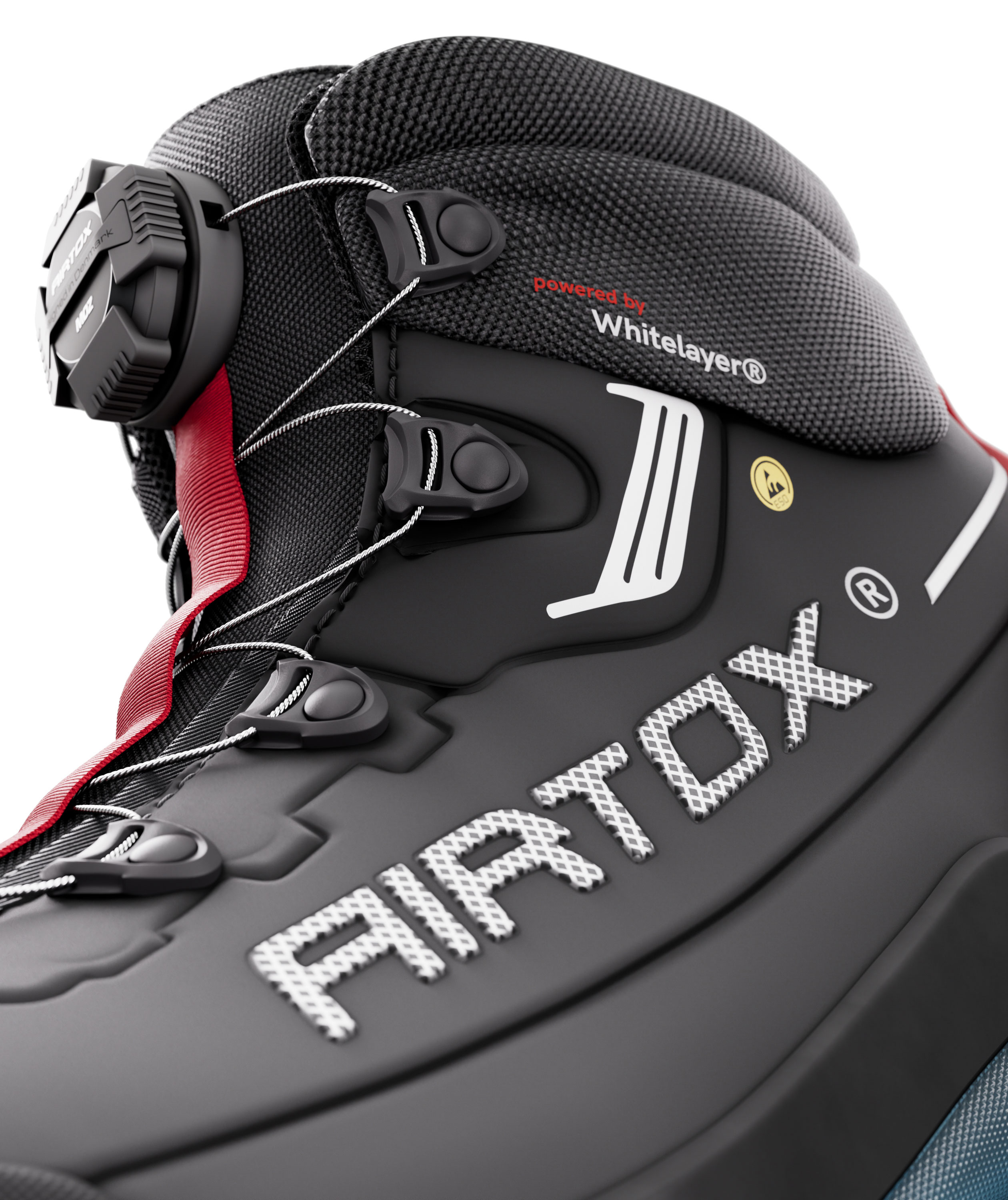 Airtox GL66 skyddsk&auml;ngor S3, Svart/R&ouml;d, large image number 13