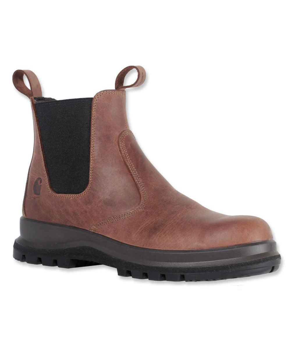 Carhartt Carter Rugged Flex Chelsea skyddsst&ouml;vlar S3, M&ouml;rkbrun