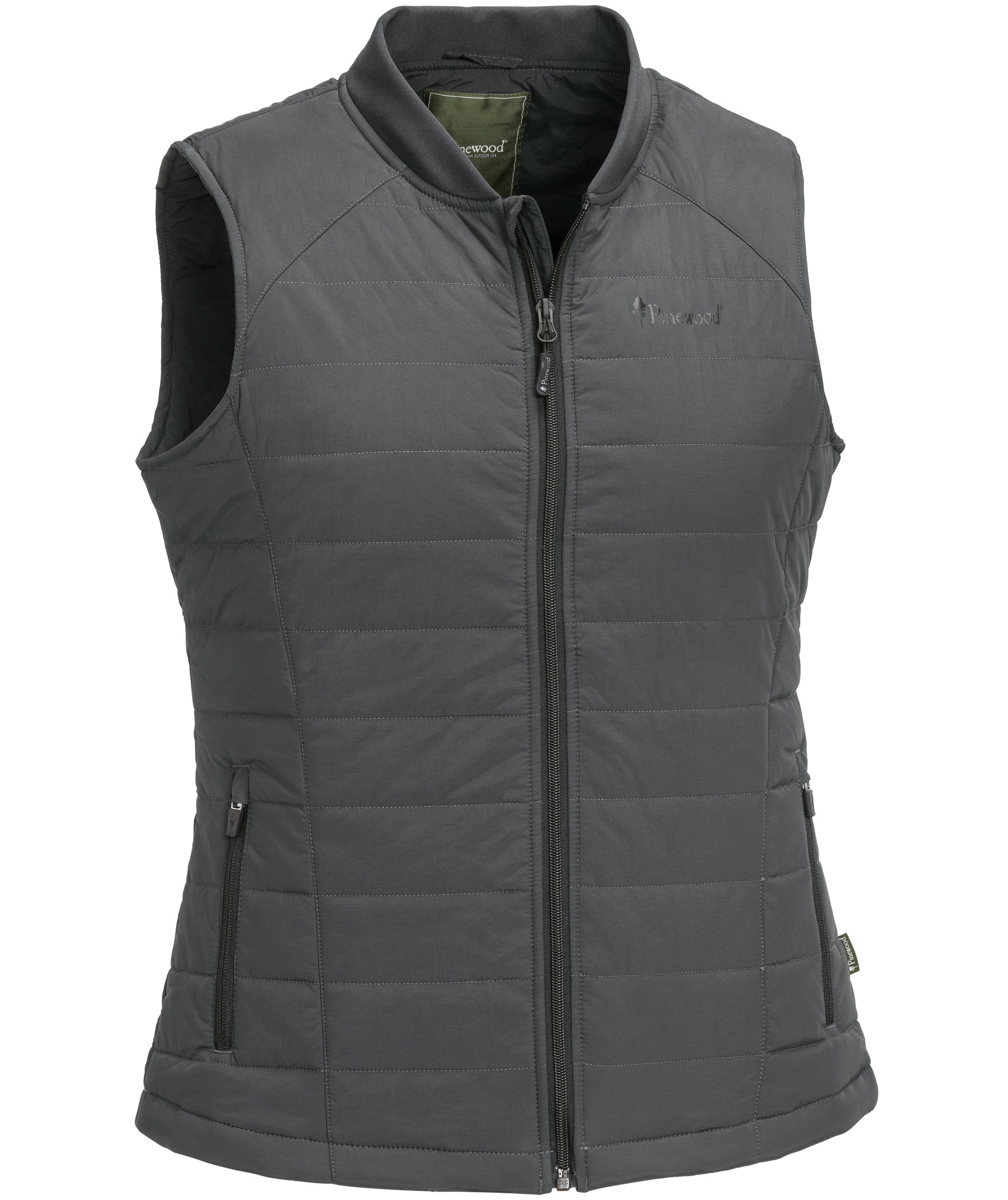 Pinewood Delbert damevest, M&oslash;rk Antracitgr&aring;