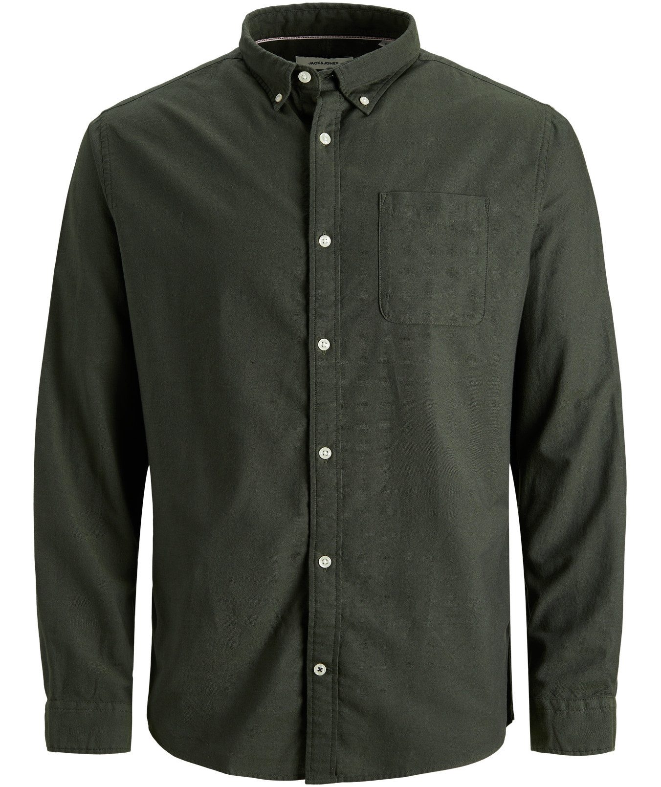 Jack & Jones Plus JJEOXFORD shirt, Forest Night