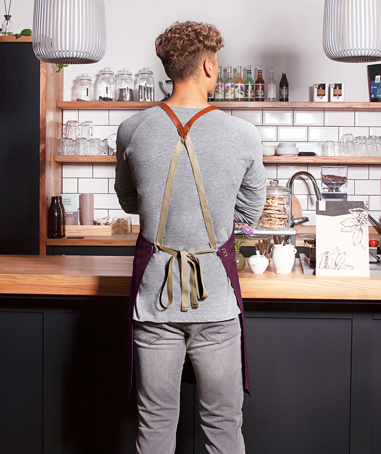 Karlowsky Recycled sm&aelig;kforkl&aelig;de, Aubergine, Aubergine, large image number 3