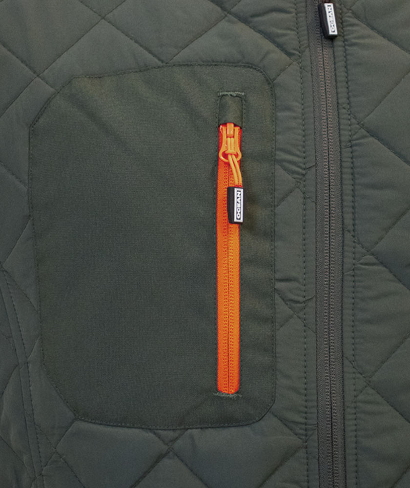 Ocean thermal vest, Olive, large image number 2