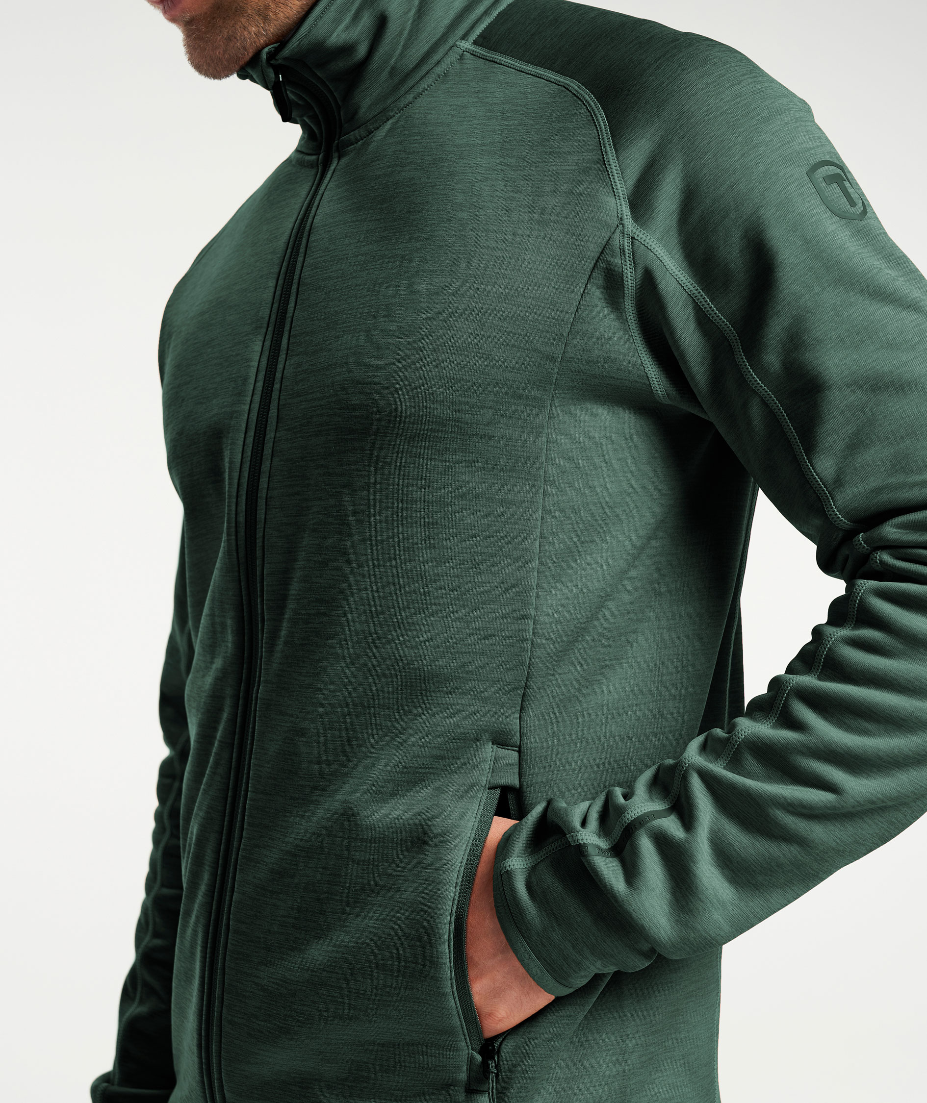 Tenson TXlite cardigan, Gr&oslash;nn, large image number 6