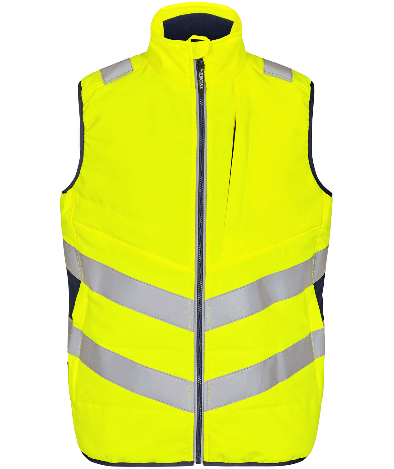 Engel Safety quiltet vest, Gul/Blue Ink, Gul/Blue Ink, swatch