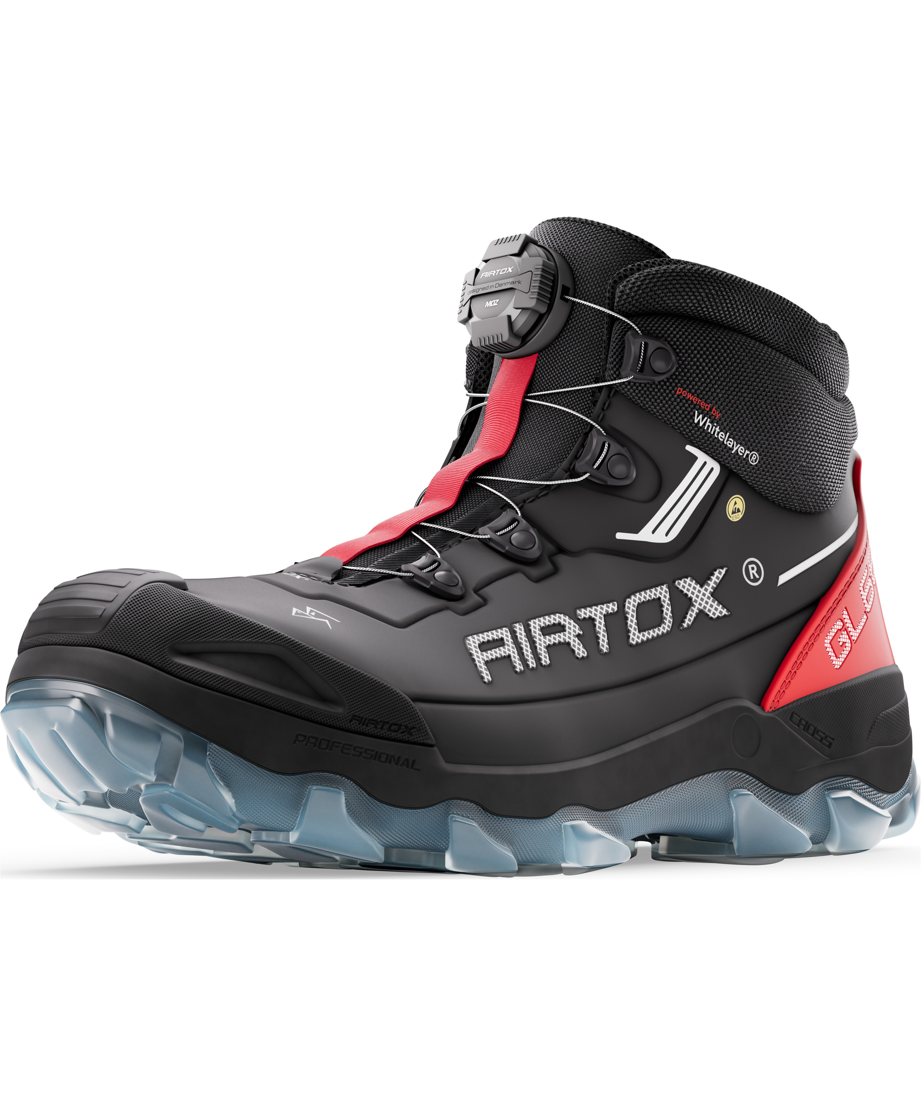 Airtox GL66 skyddsk&auml;ngor S3, Svart/R&ouml;d, large image number 15