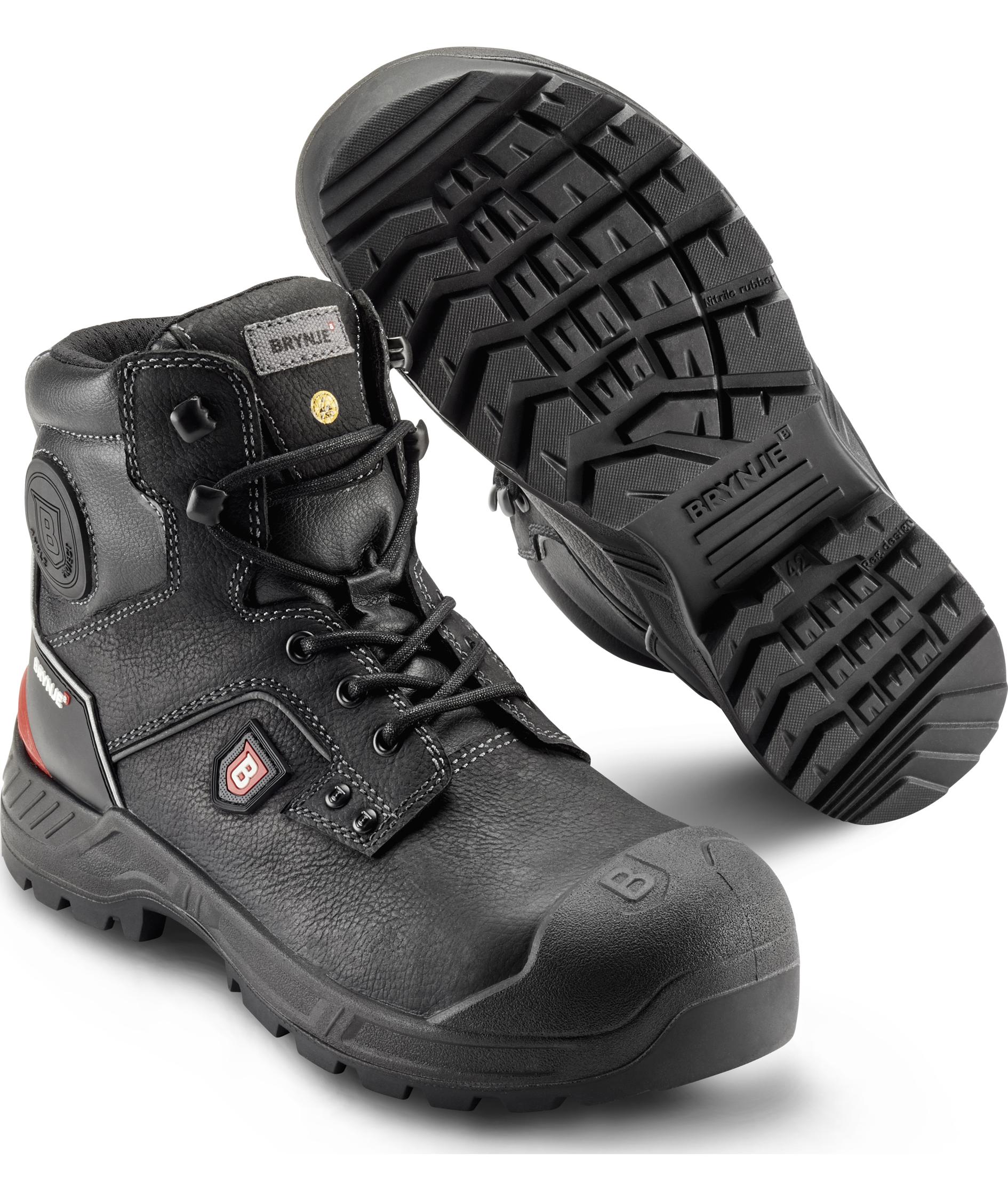 2nd quality product Brynje All Round safety boots S3, Black