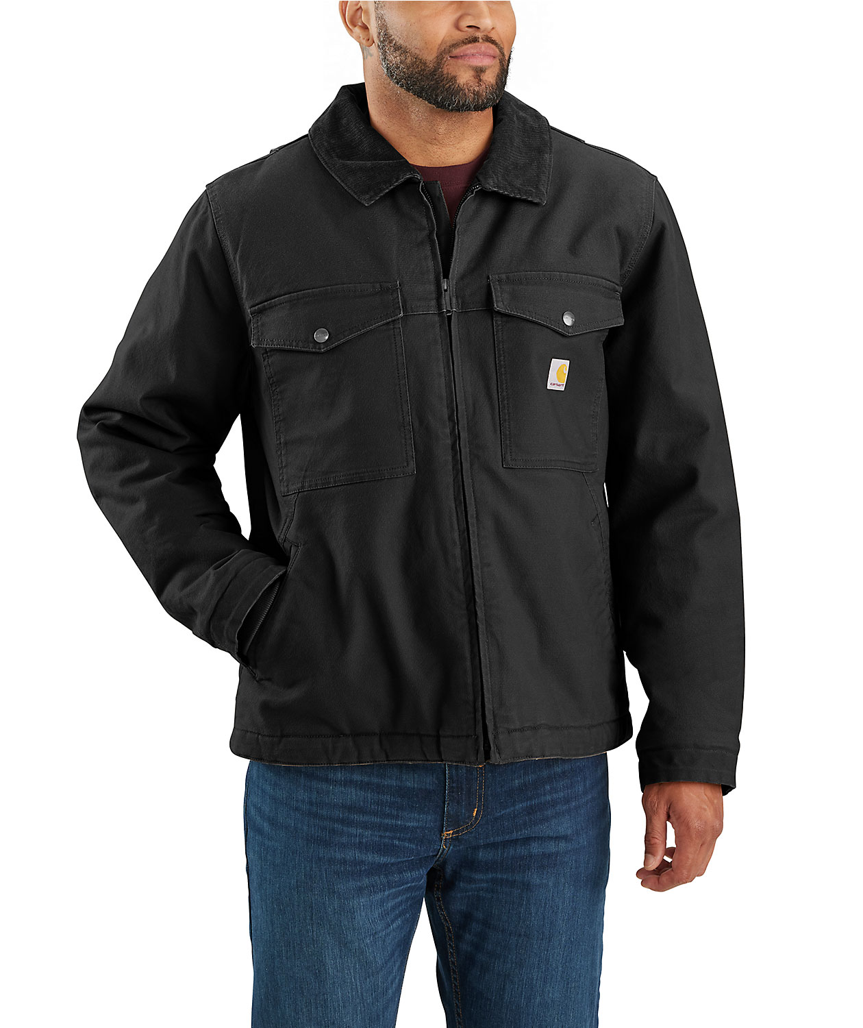 Carhartt Montana Duck jacka med foder, Black