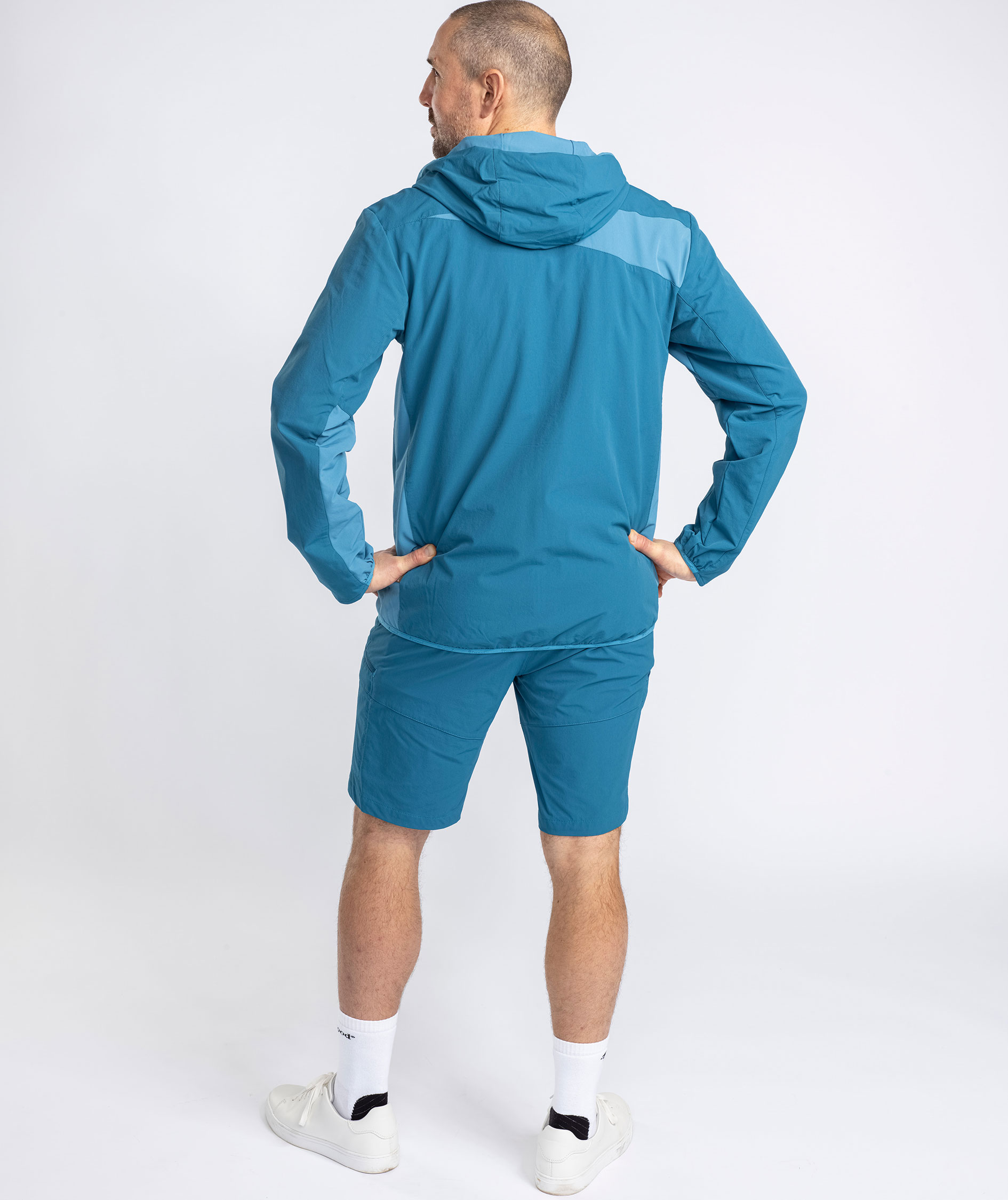 Pinewood Abisko Light jakke, Azur Blue/Dark Azur Blue, large image number 4