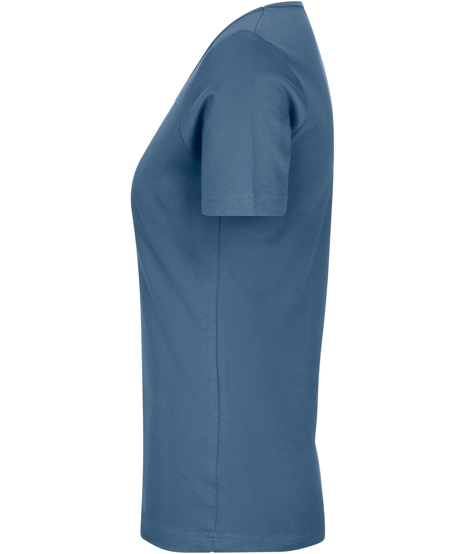 ID Interlock dame T-skjorte, Indigobl&aring;, large image number 2