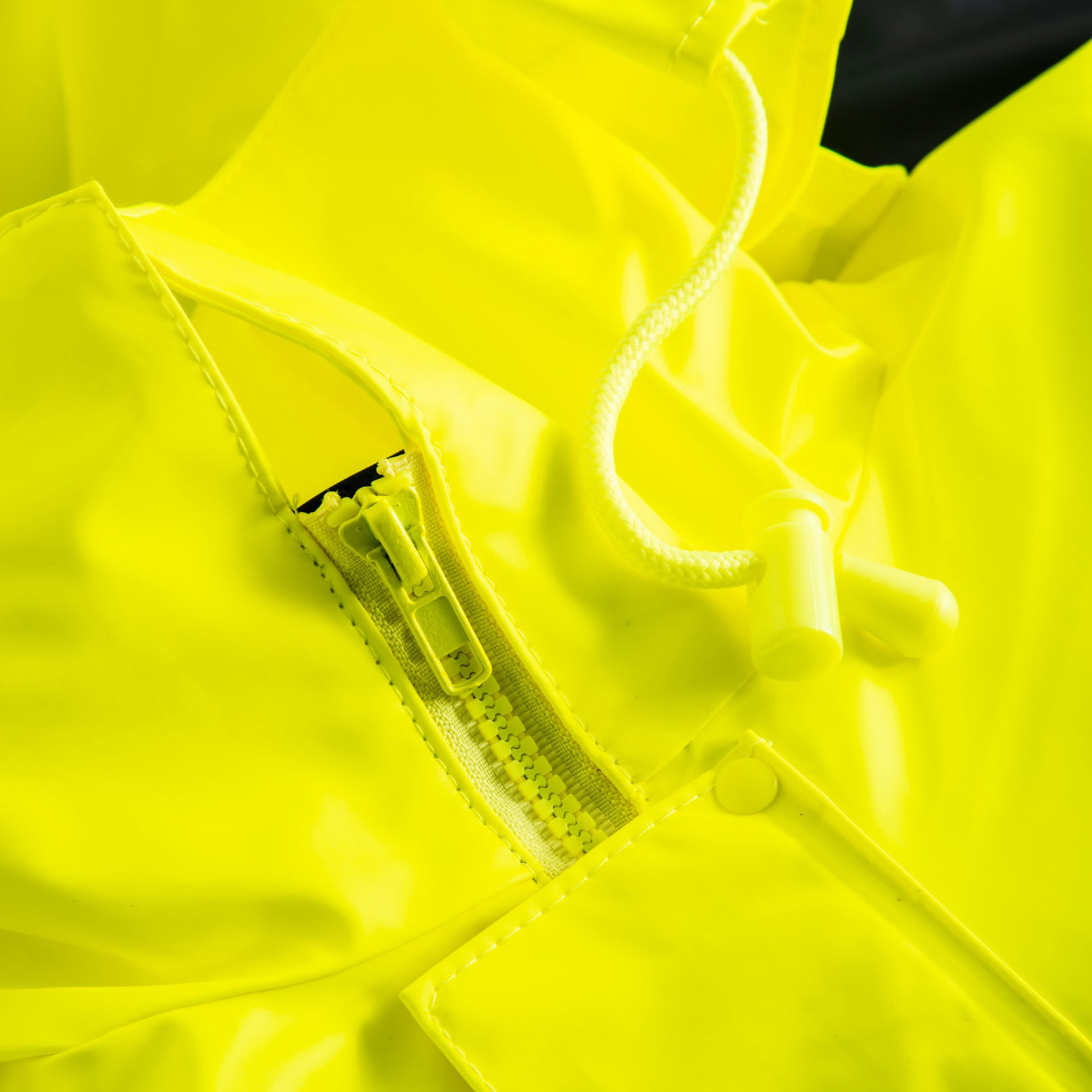 Lyngs&oslash;e Multinorm PU Winterjacke, Hi-vis gelb/marine, large image number 2