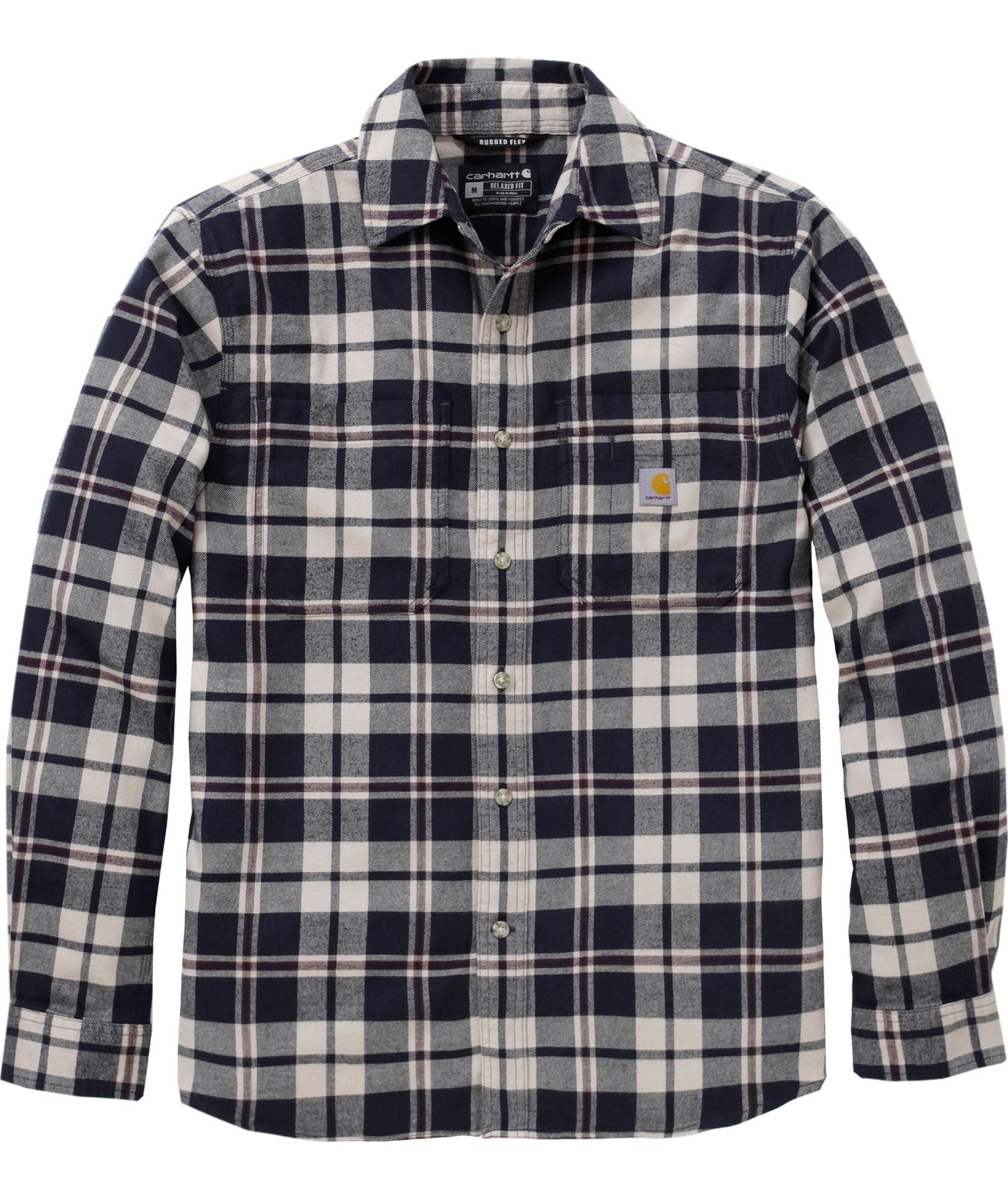 Carhartt flannelskjorte, Navy, Navy, swatch