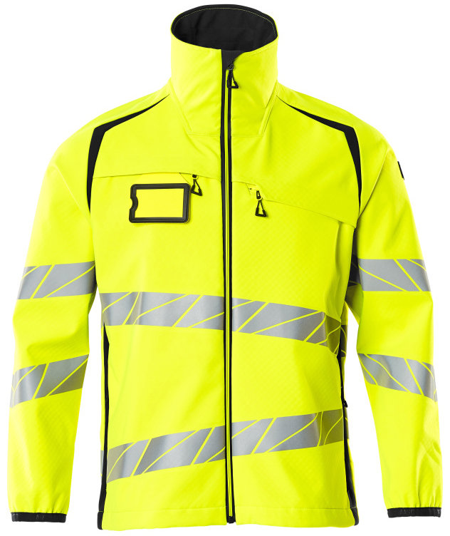Mascot Accelerate Safe softshelljakke, Hi-vis Gul/Svart, Hi-vis Gul/Svart, swatch