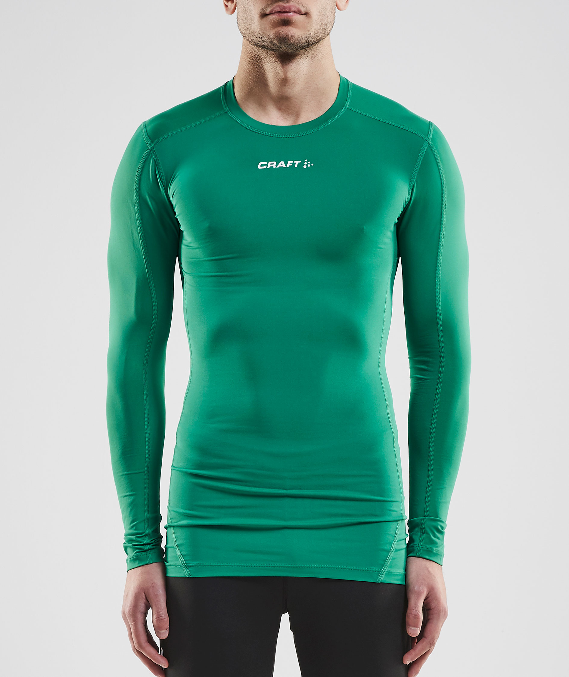 Craft Pro Control Compression l&aring;ng&auml;rmad T-shirt, Team green