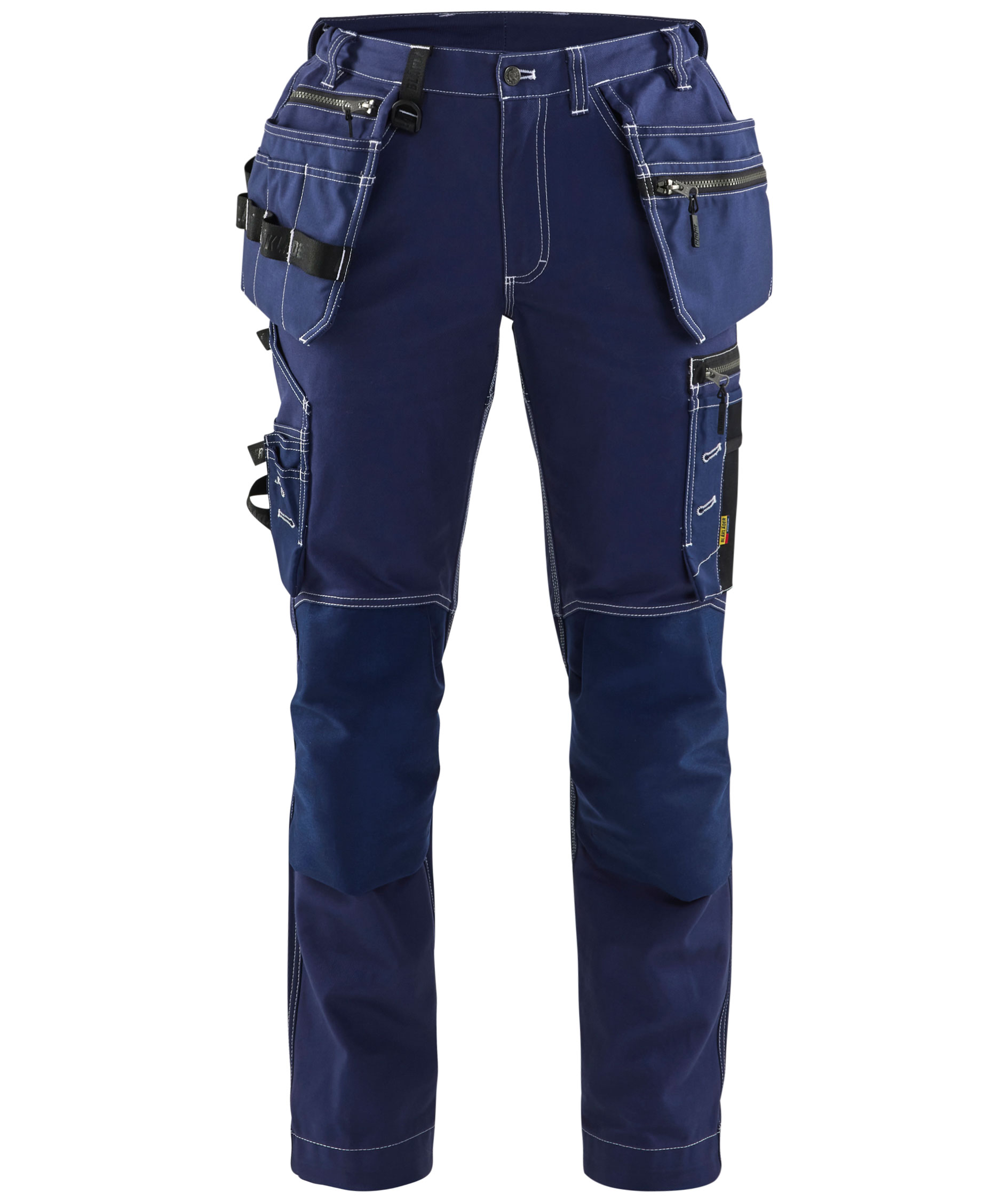 Bl&aring;kl&auml;der hantverksbyxa dam, Marin