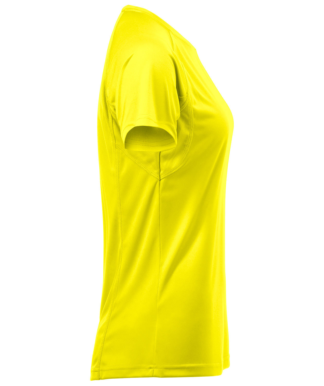 Clique Active dame T-shirt, Hi-Vis&nbsp;Gul, large image number 3
