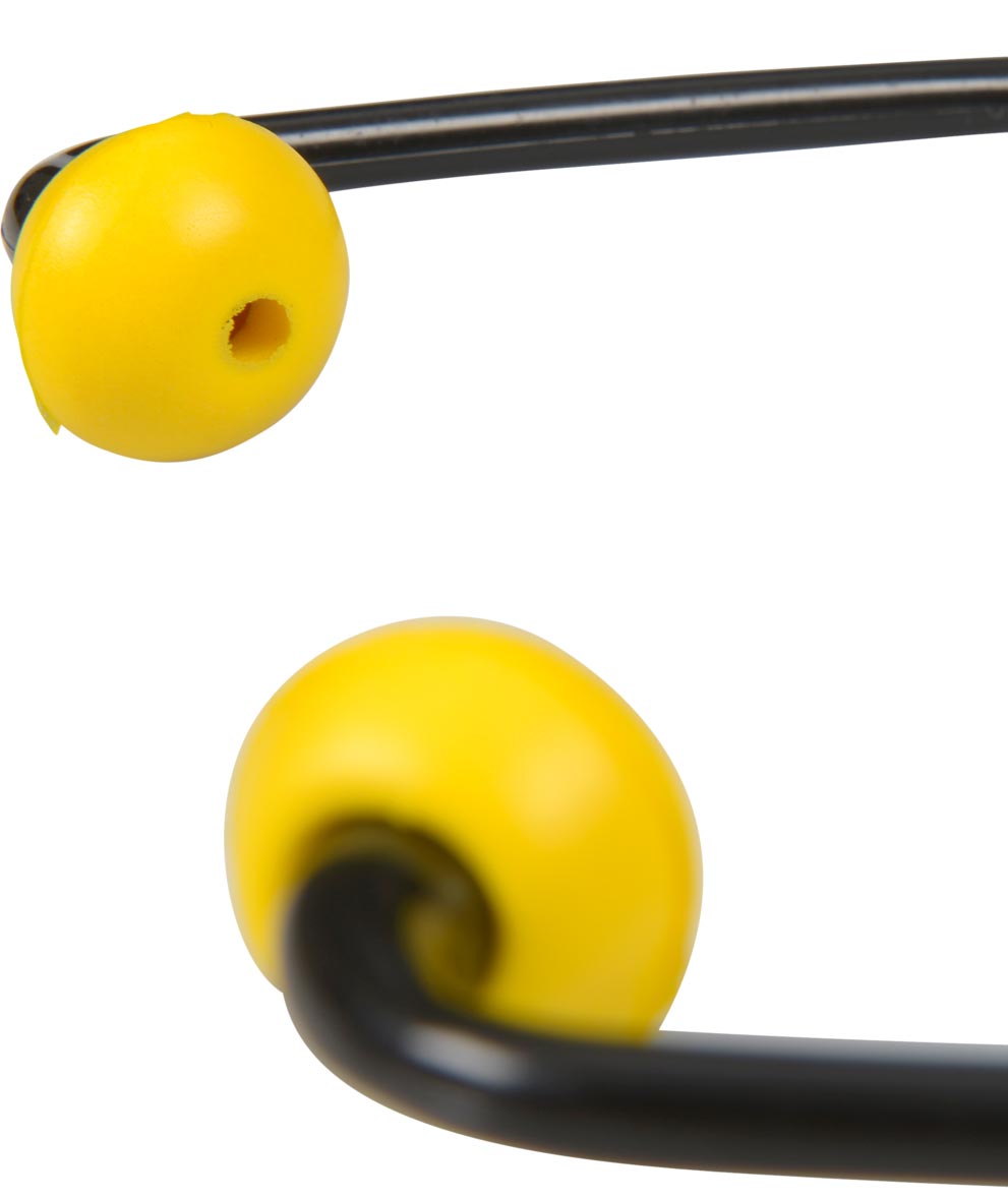 OX-ON Comfort bygelh&ouml;rselproppar, Svart/Gul