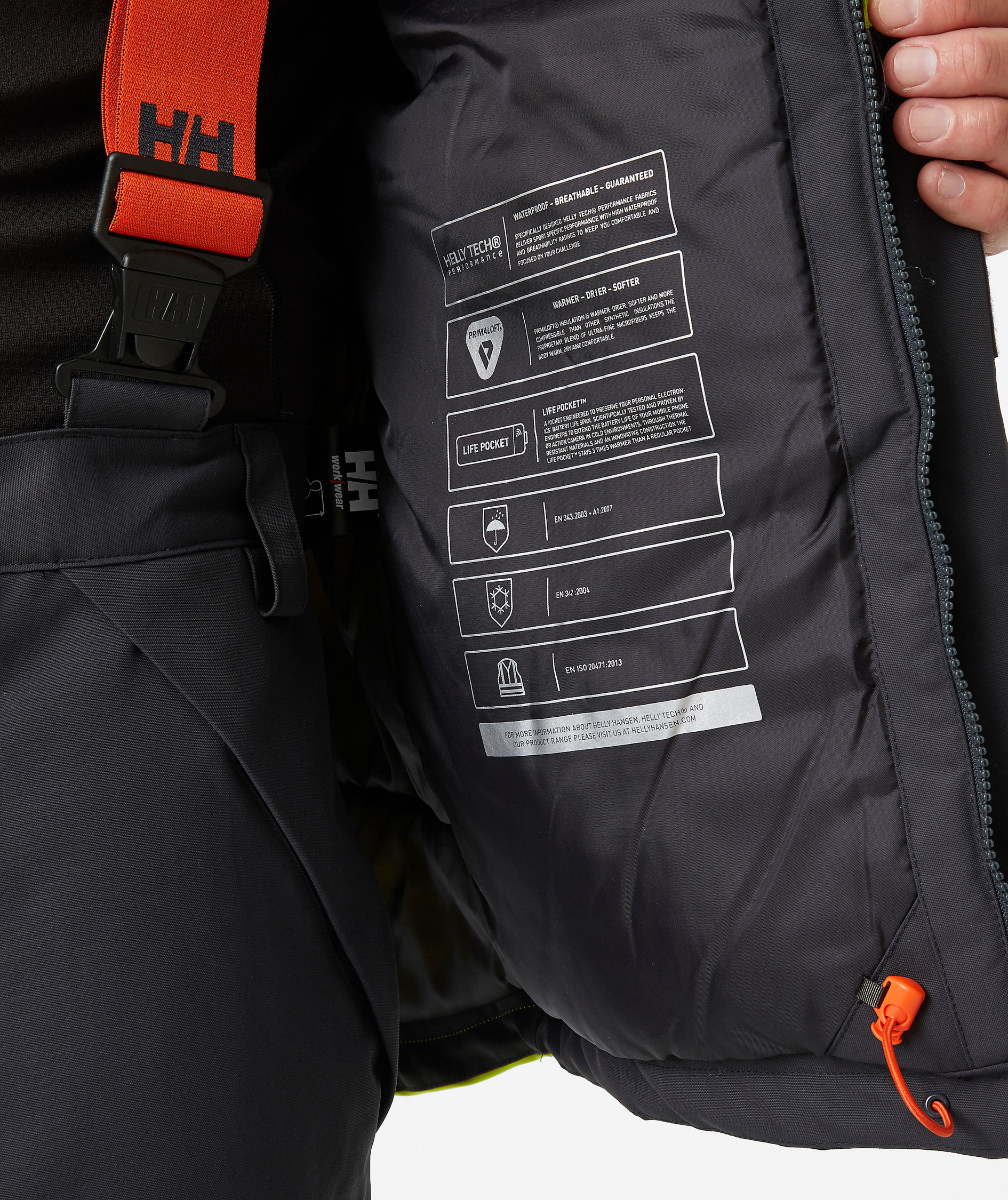 Helly Hansen Alna 2.0 Winterjacke, Hi-vis gelb/charcoal, large image number 7