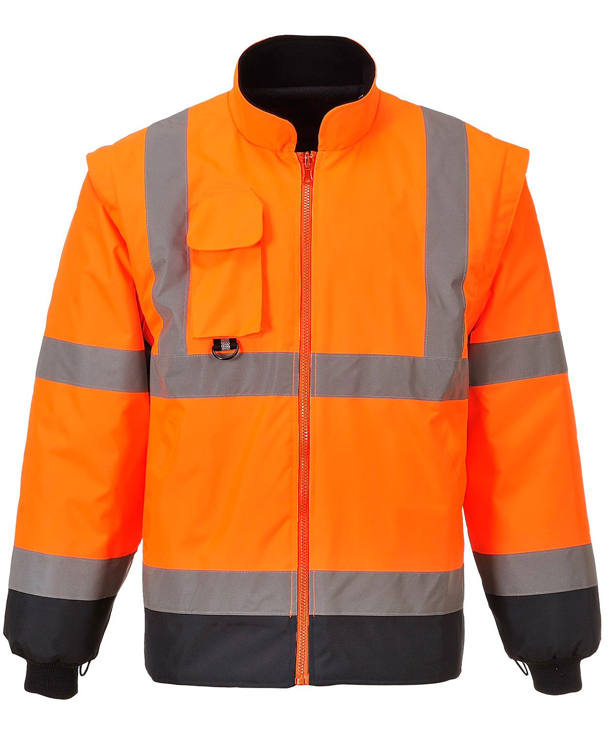 Portwest 7-i-1 parkas, Varsel Orange/Marinbl&aring;, large image number 1