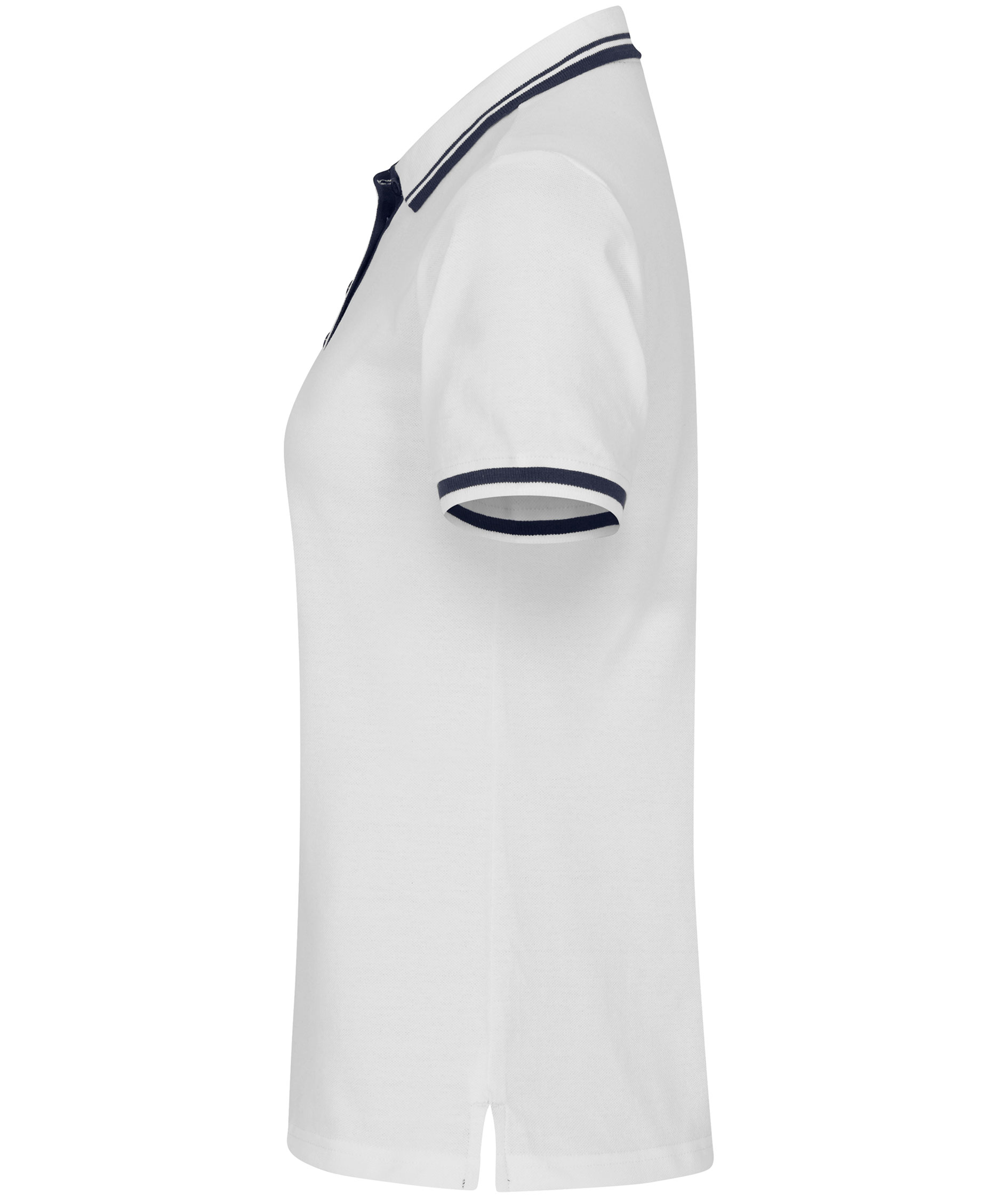 Clique Astoria Damen Poloshirt, White, large image number 3