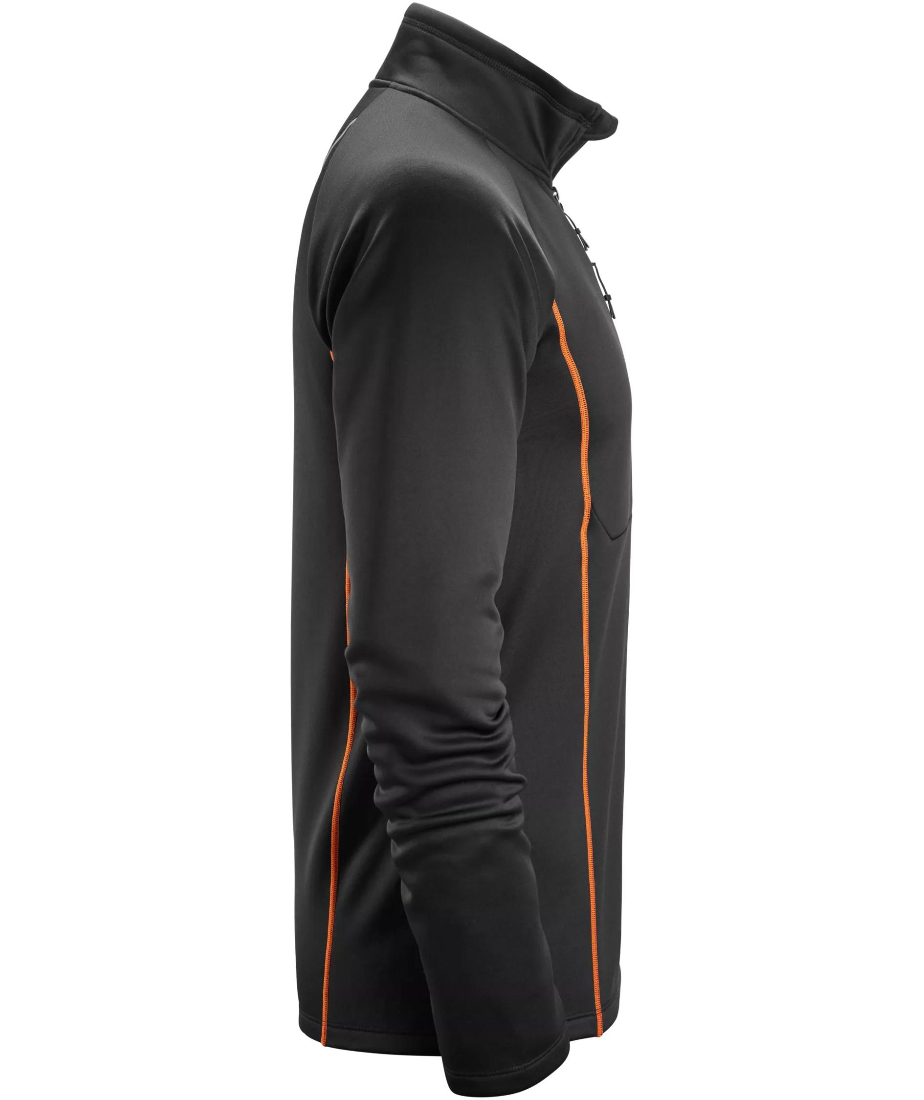 Snickers baselayer genser 9485, Black, large image number 3