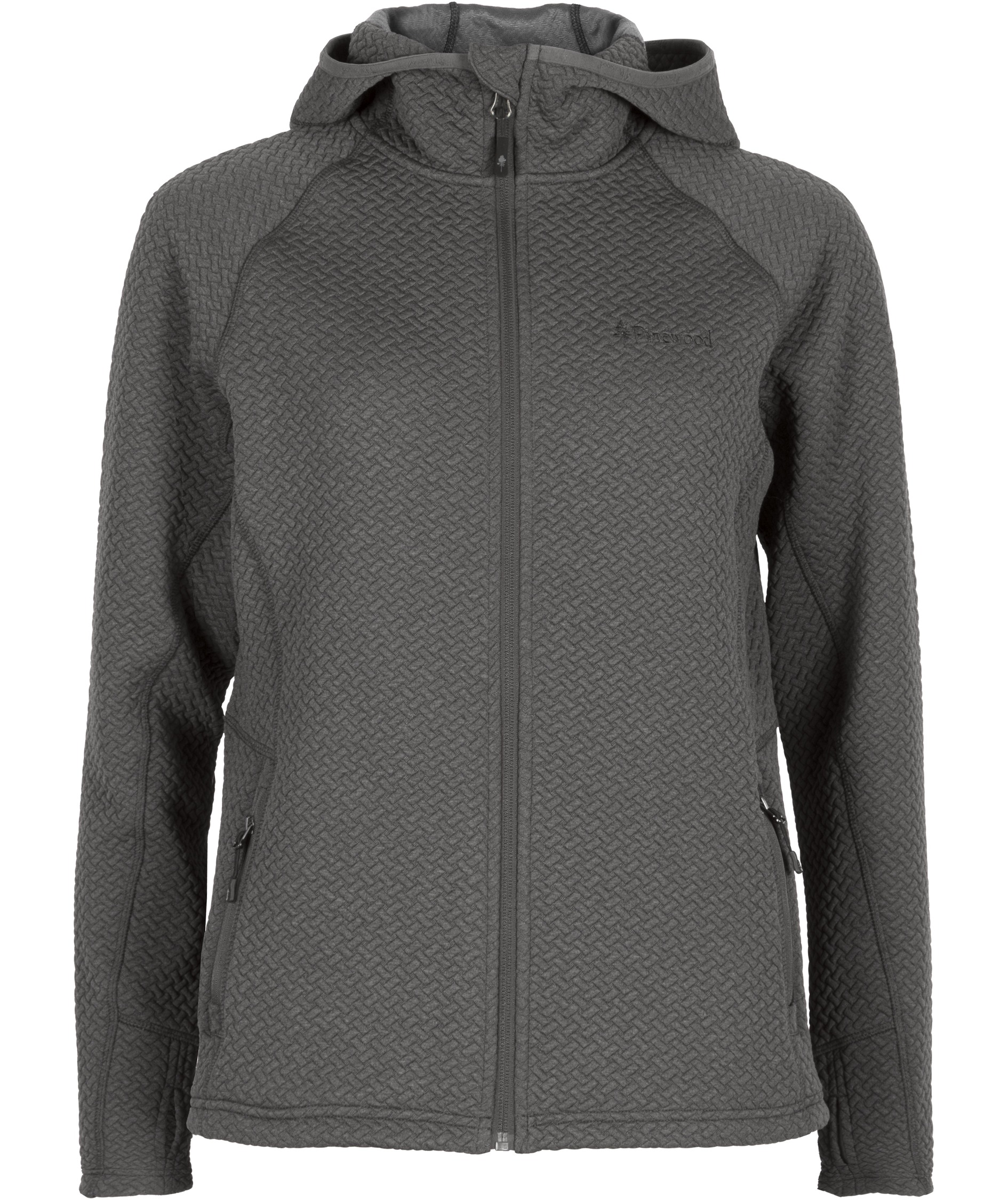 Pinewood Everyday Travel dame h&aelig;ttetr&oslash;je med lynl&aring;s, Grey melange 