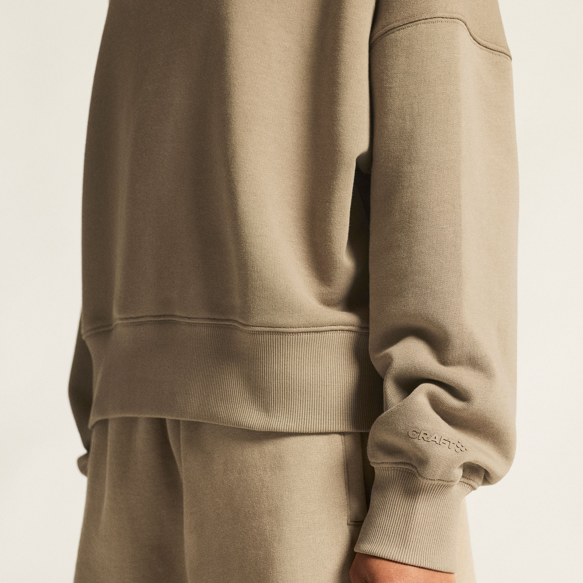 Craft Frequent dame half zip, Taupe, large image number 6