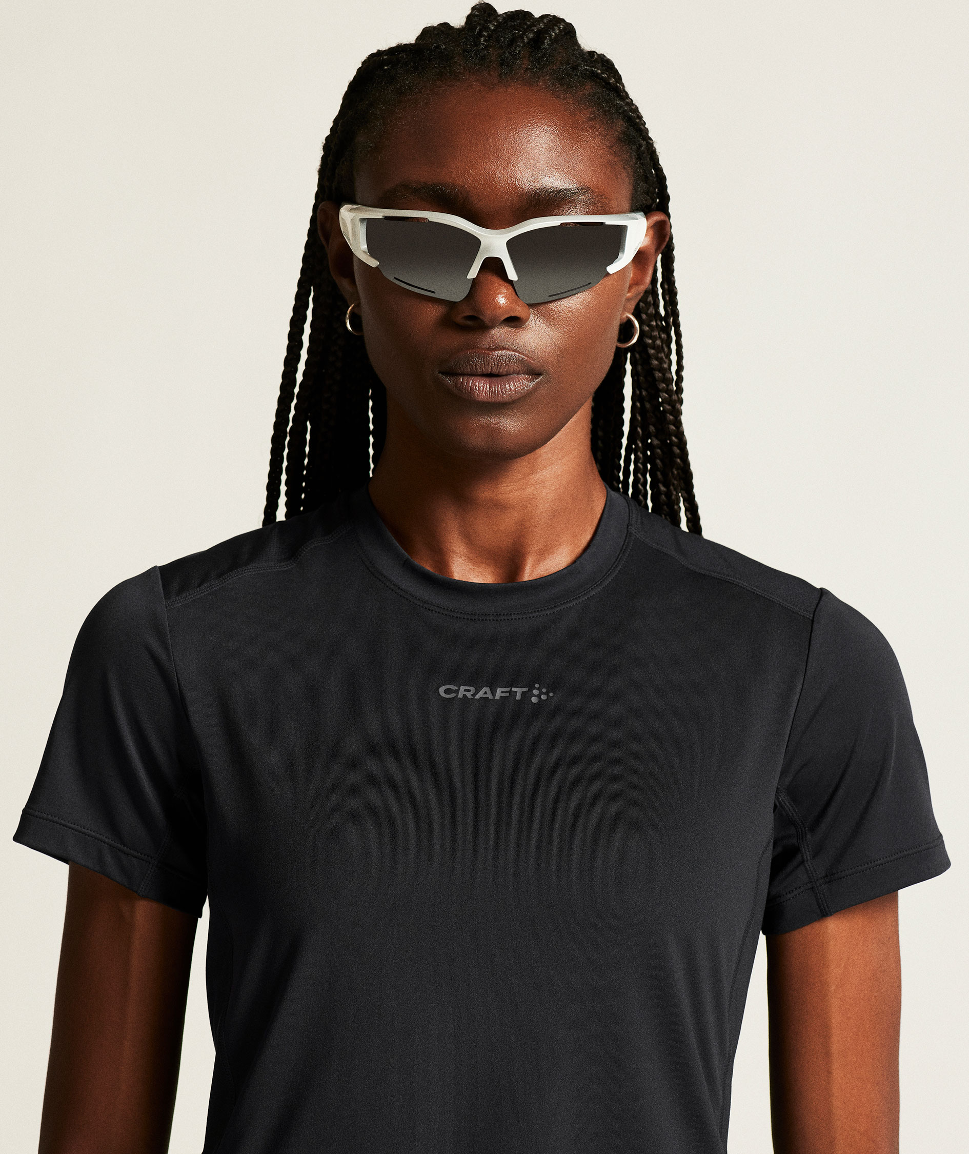 Craft ADV Essence dame T-shirt 2, Black, large image number 7