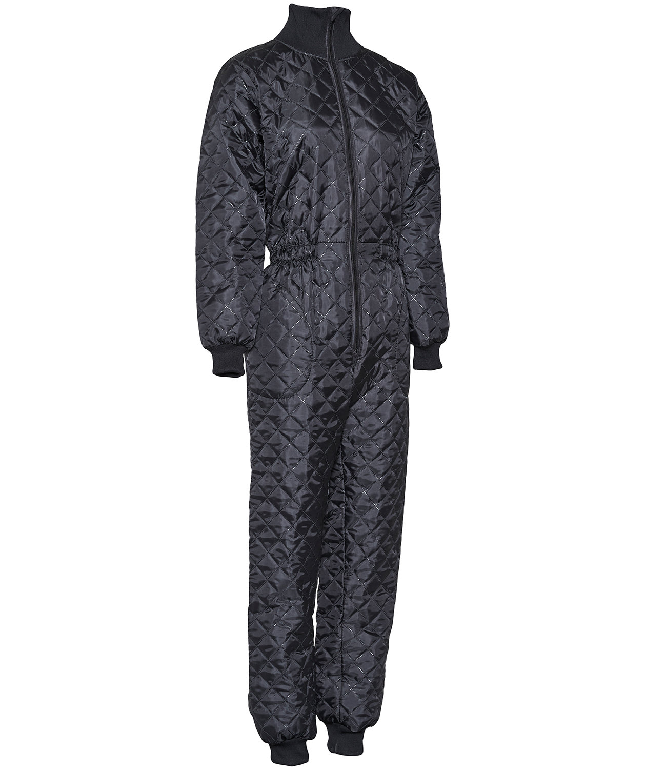 ELKA vattert varmedress dame, Svart, Svart, swatch