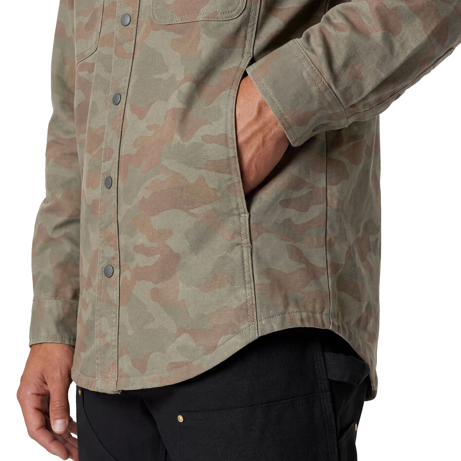 Carhartt skjortejakke, Army Green Camo, large image number 6