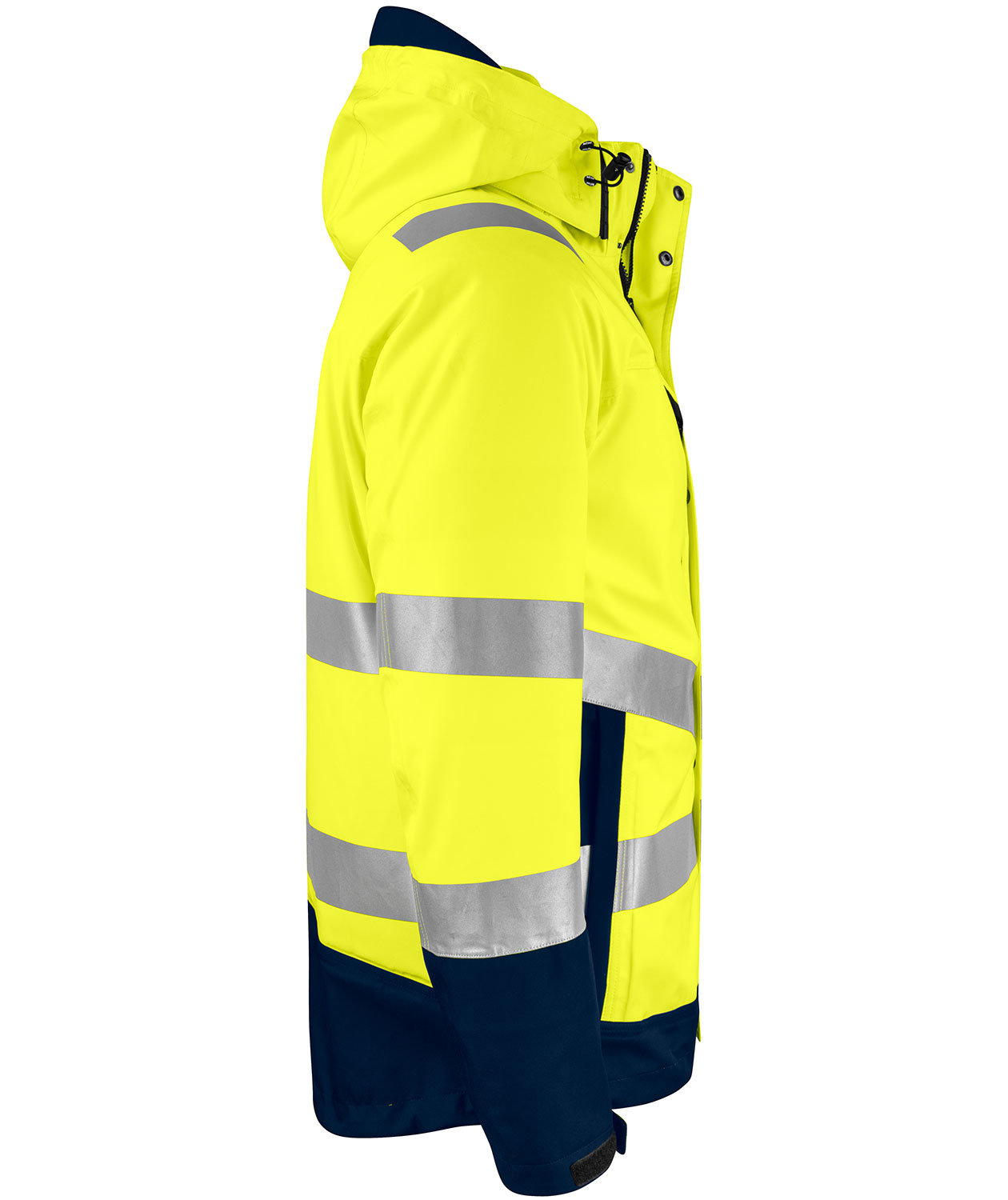 ProJob 3-in-1 Arbetsjacke, Hi-Vis Gelb/Navy, large image number 4