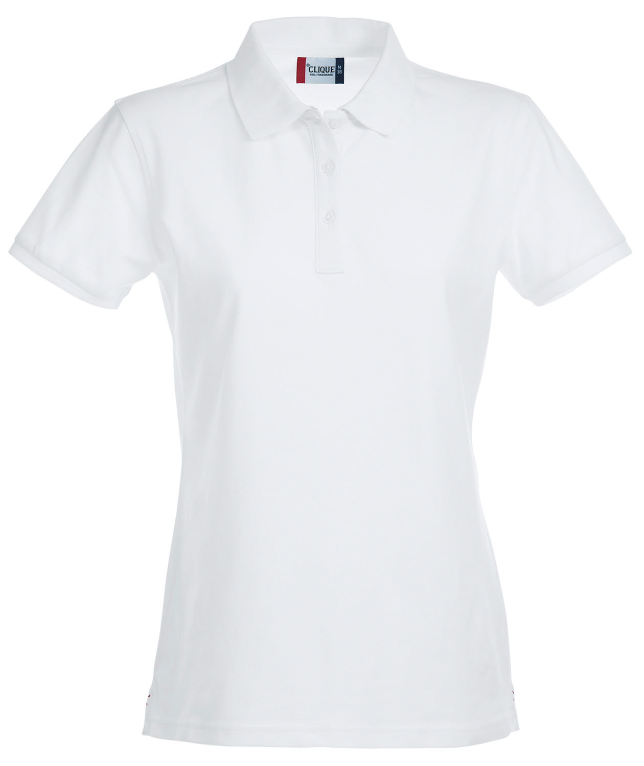 Clique Premium dame polo T-Skjorte, Hvit, Hvit, swatch