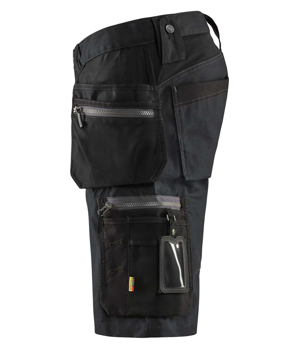 Bl&aring;kl&auml;der h&aring;ndv&aelig;rkershorts, Sort, large image number 3