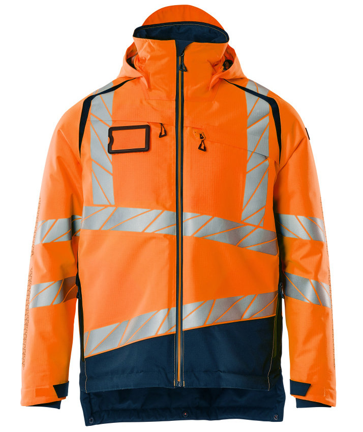 Mascot Accelerate Safe vinterjakke, Hi-Vis Orange/M&oslash;rk Petroleum, Hi-Vis Orange/M&oslash;rk Petroleum, swatch