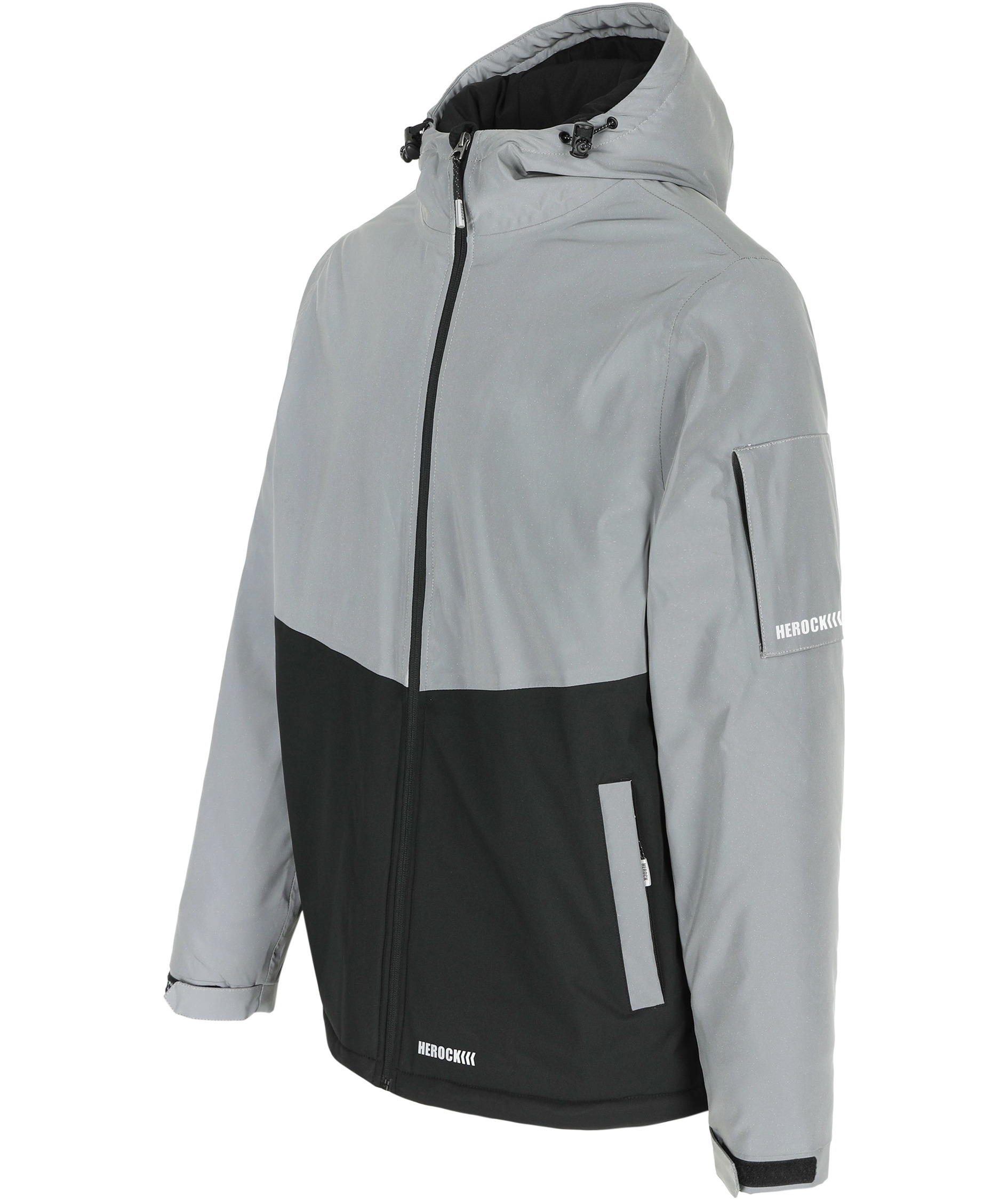HEROCK Fluxus reflective winter jacket, Reflective/Black, large image number 4