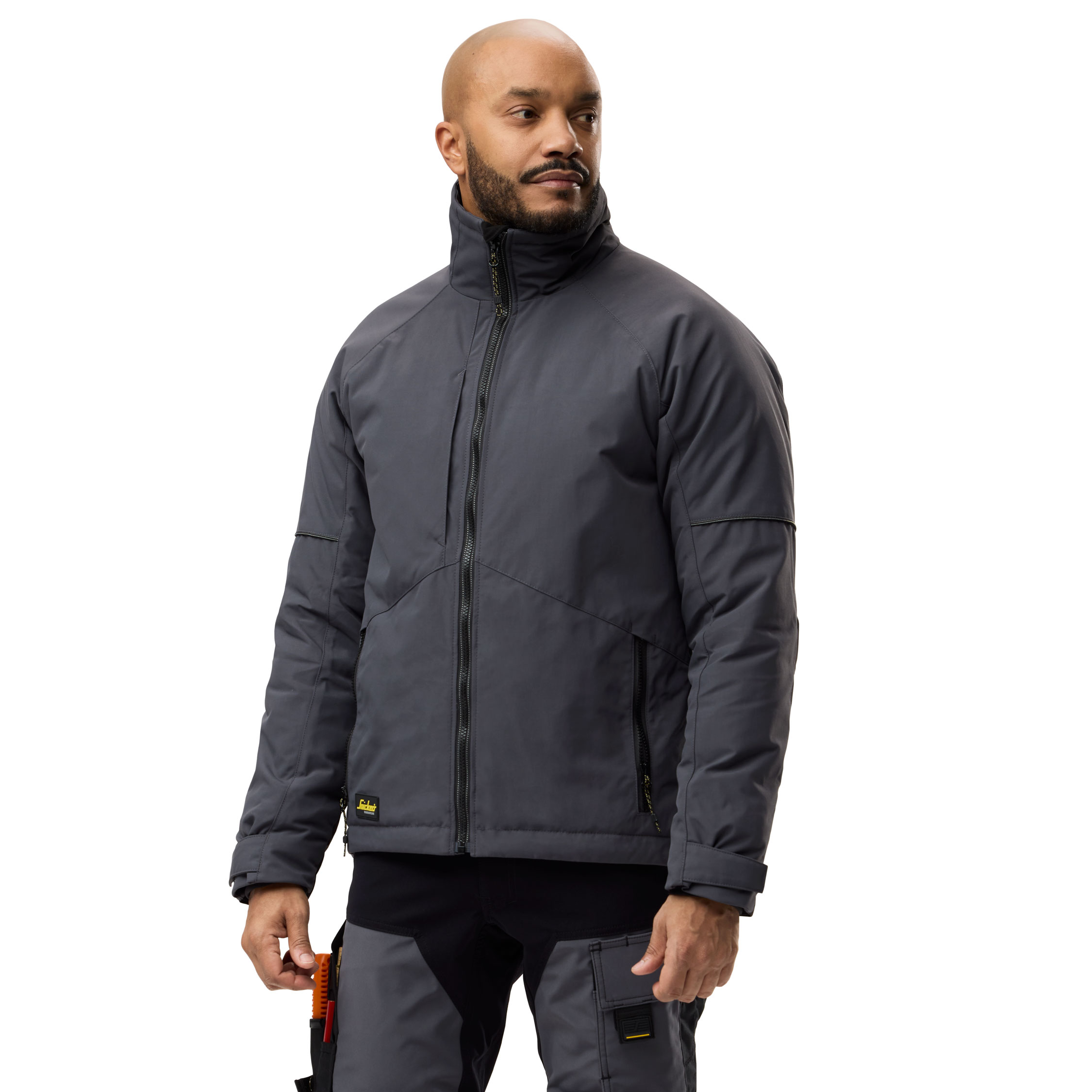 Snickers AllroundWork vinterjacka 1158, Steel Grey/Black, large image number 6