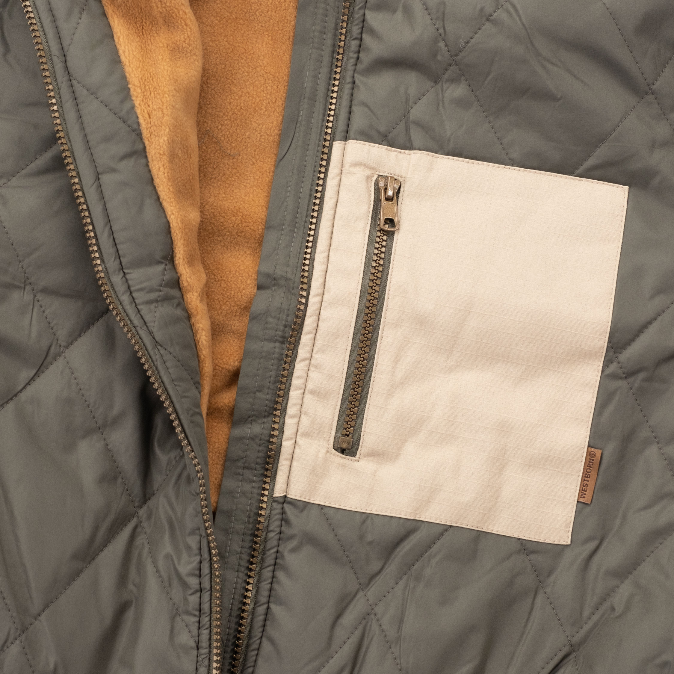 Westborn dame vattert heldrakt, Dusty Olive, large image number 7